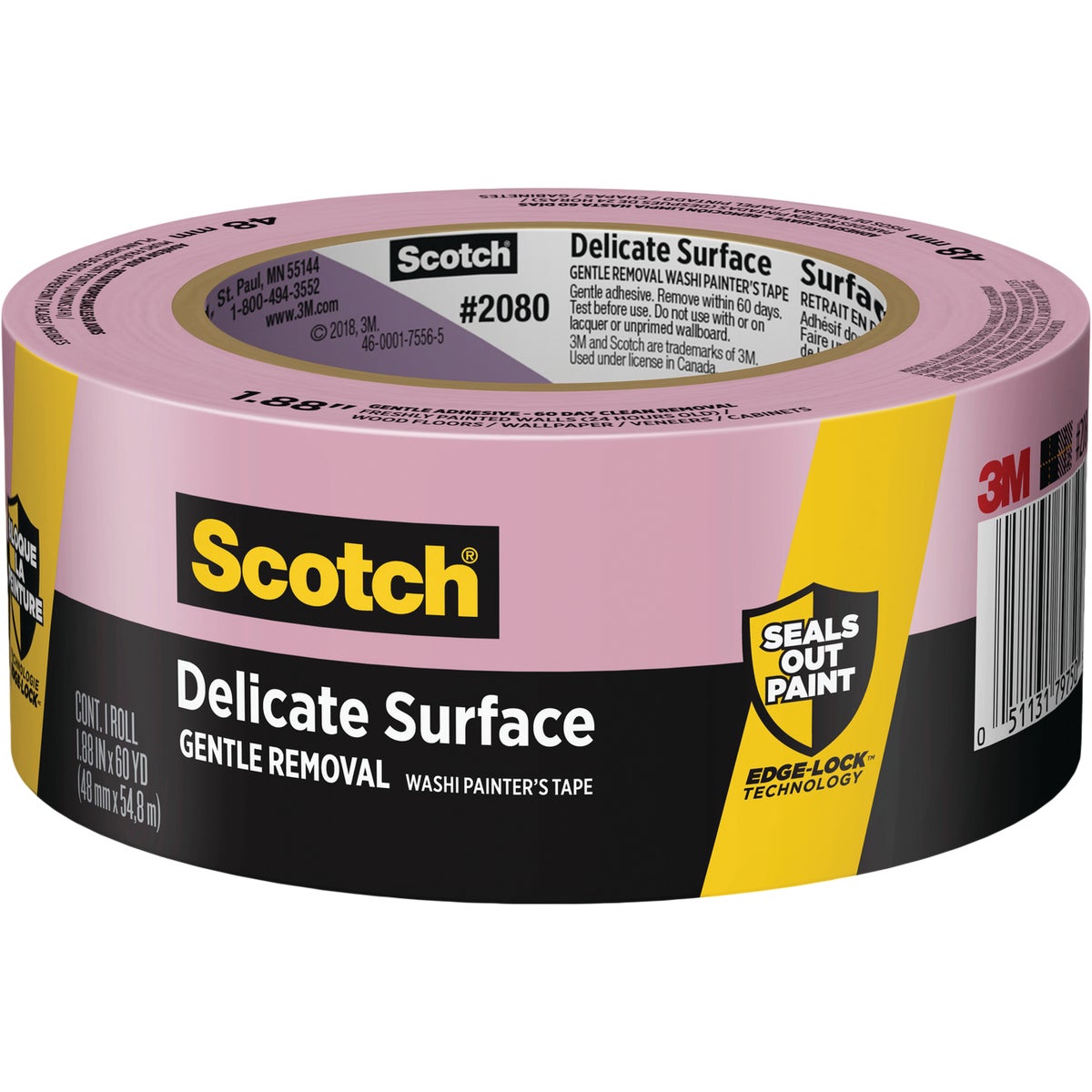 2" BLUE PAINTERS TAPE - 2080EL-2N by 3m Co