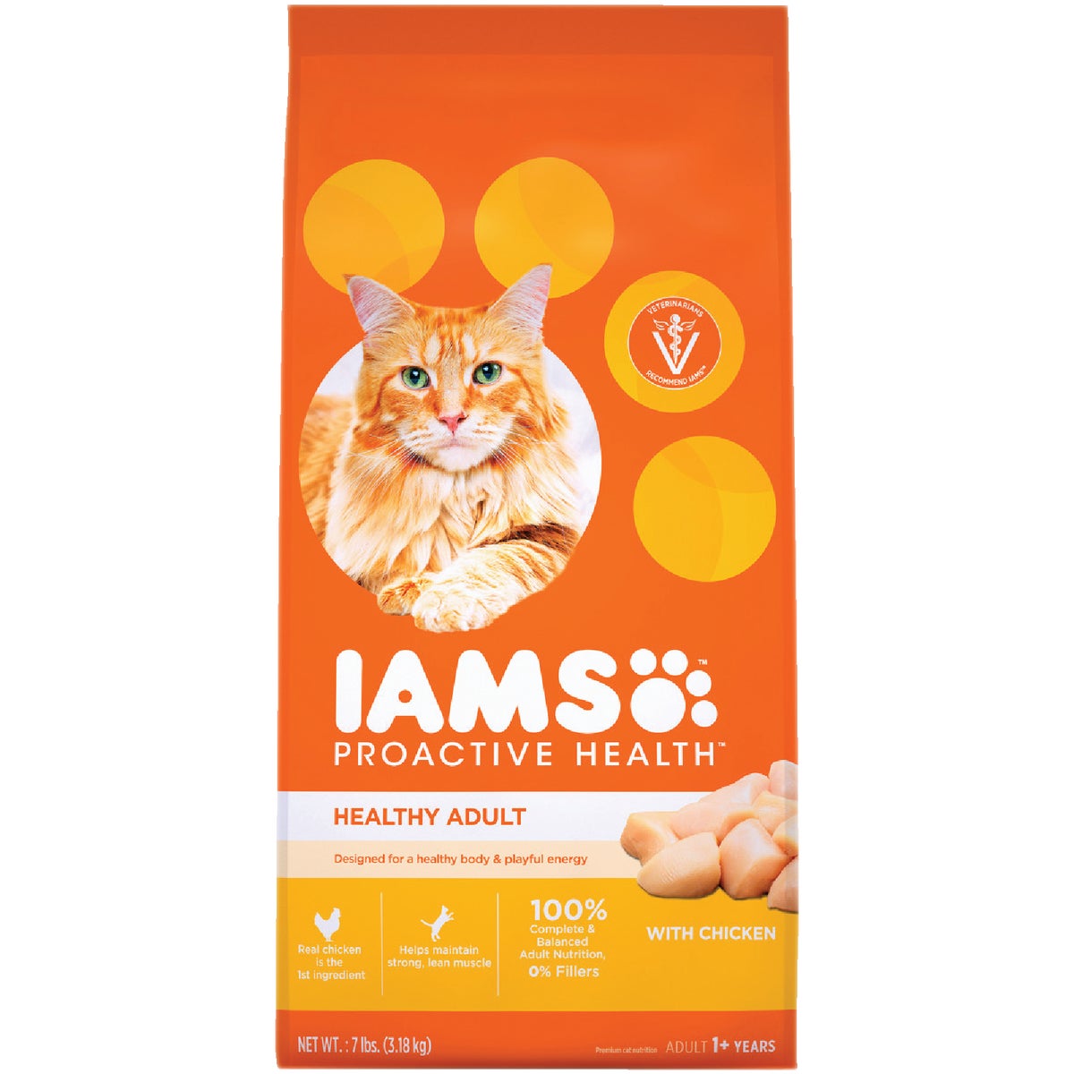 6.8LB ORGL CHKN CAT FOOD - 39159 by Wolverton Iams