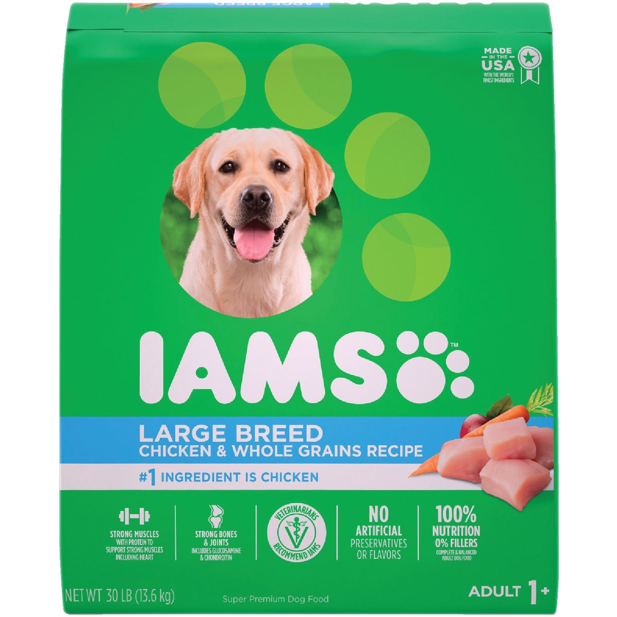 30LB LRG BRD ADULT FOOD - 33901 by Wolverton Iams