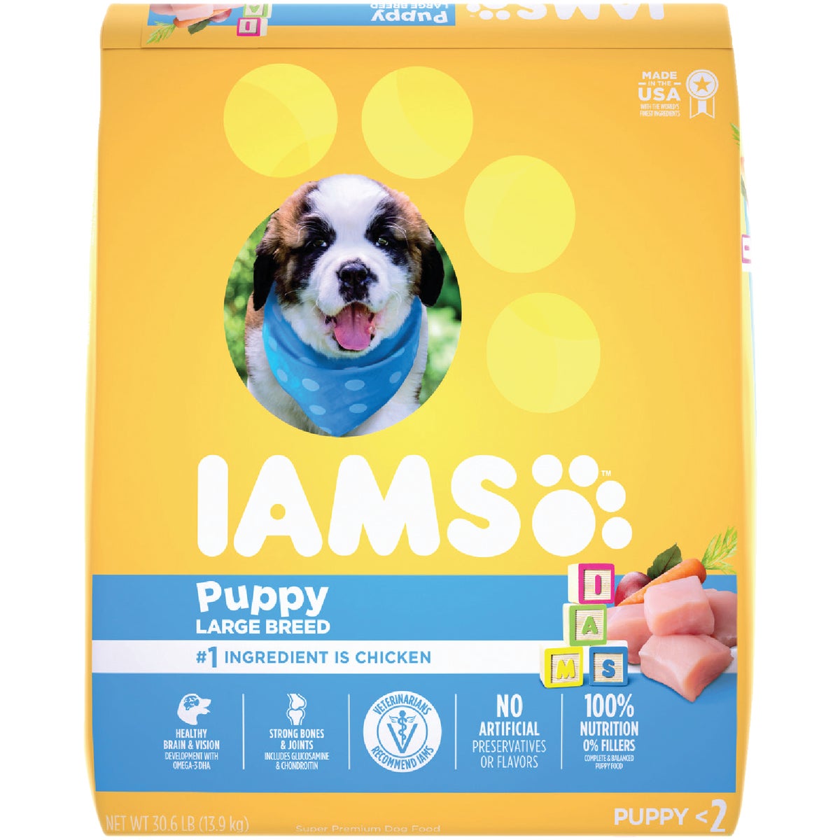 30LB LRG BRD PUPPY FOOD - 98900 by Wolverton Iams