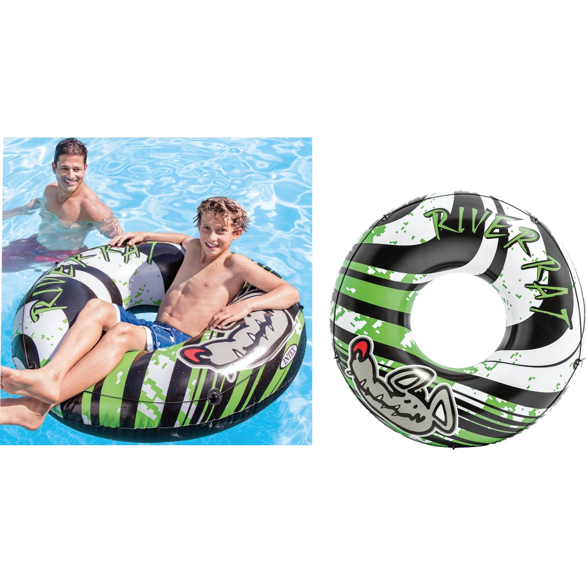 RIVER RAT TUBE - 68209EP by Intex Recreation