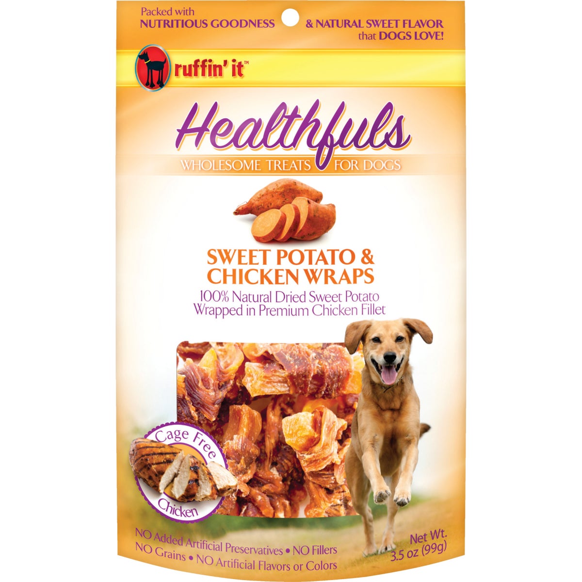 3.5OZ CHKN/SWTPOT WRAPS - 08316 by Westminster Pet