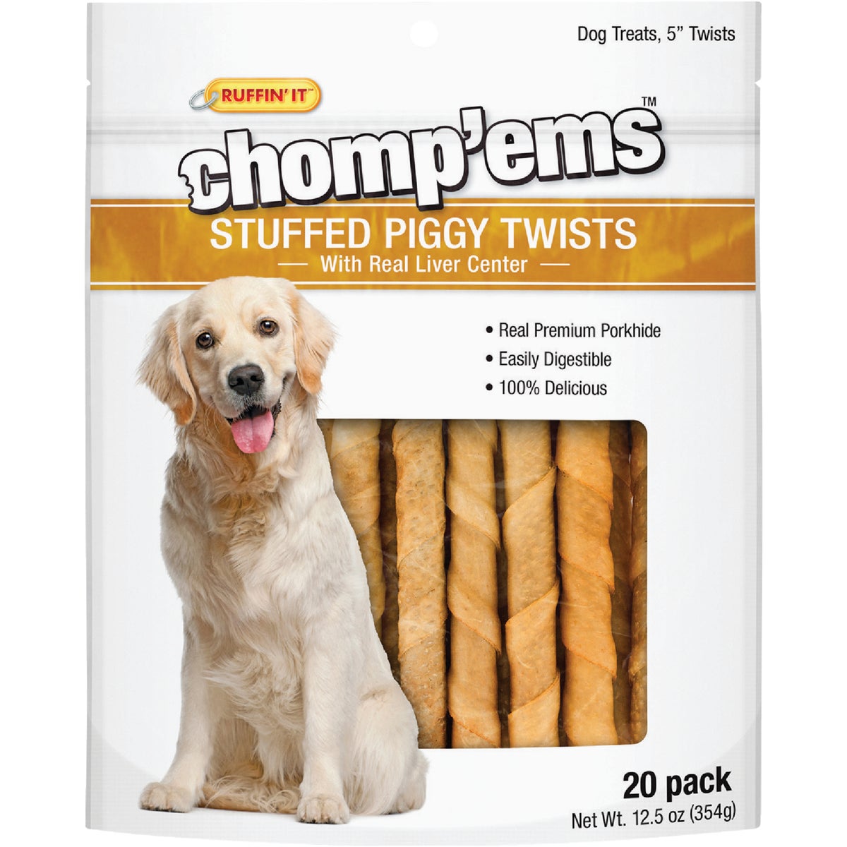 20PK SMK PORK TWST TREAT - 75251 by Westminster Pet