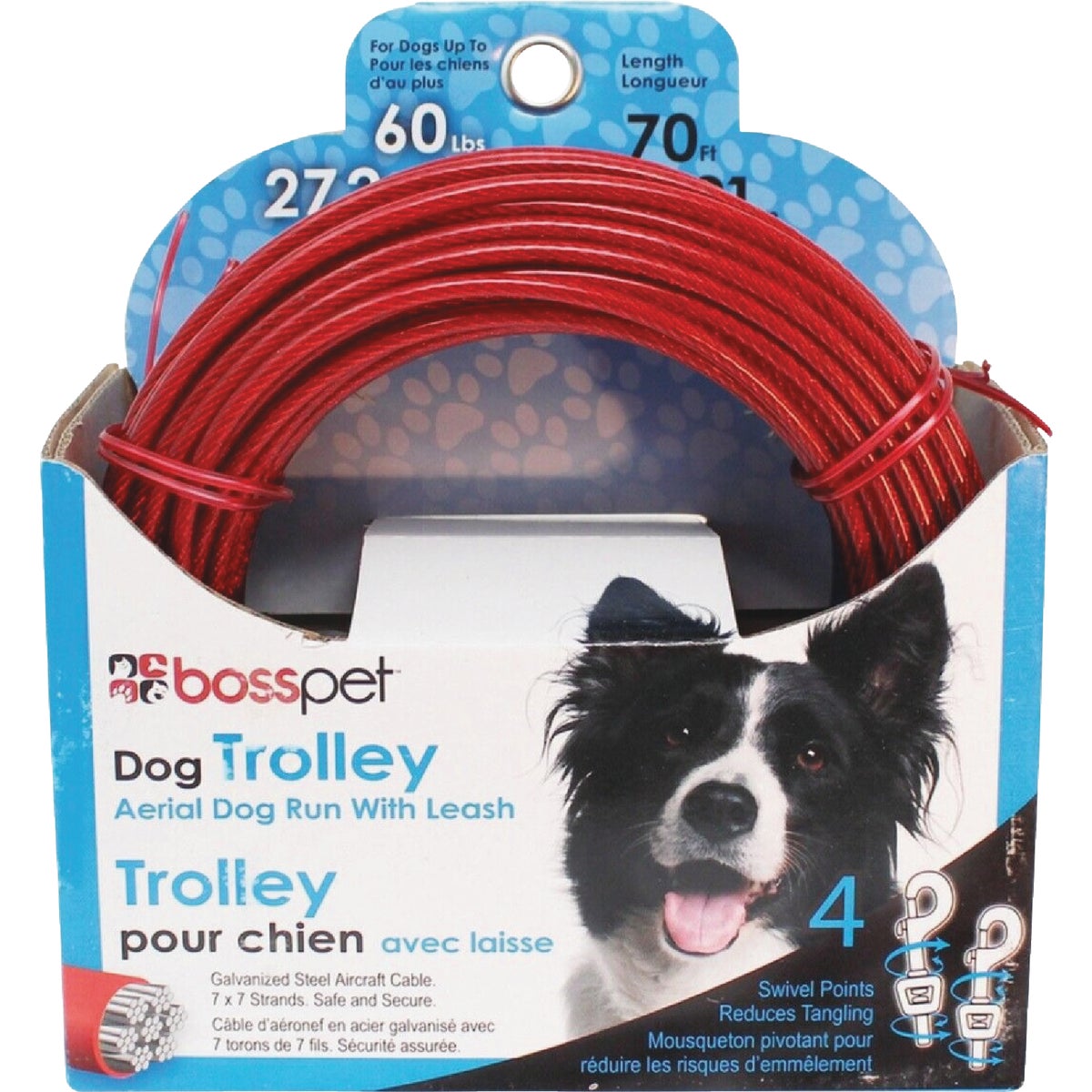 50'TIE-OUT CABLE TROLLEY - 29450 by Westminster Pet