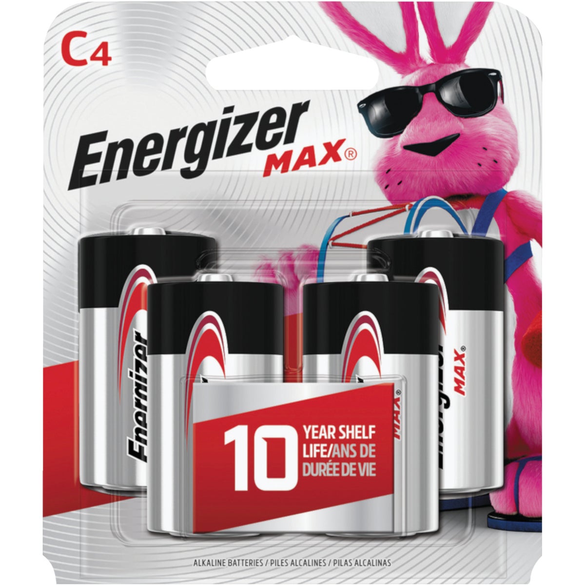 4CD C ALKALINE BATTERY - E93BP-4 by Energizer