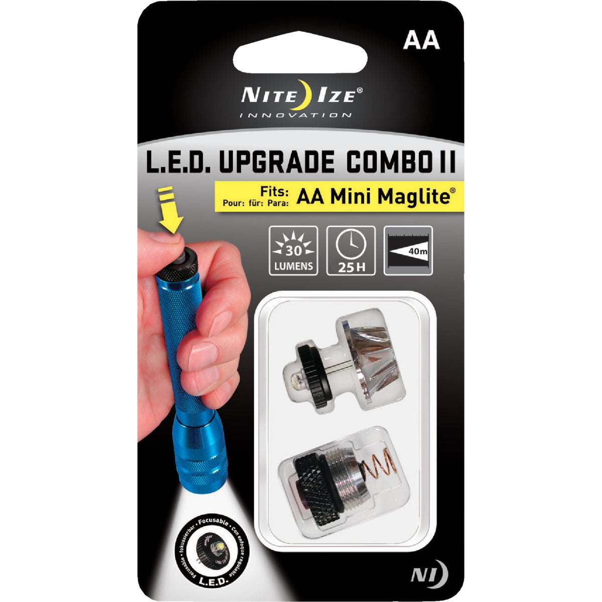 AA LIGHT UPGRADE KIT - LUC2-07 by Nite Ize   Rcp