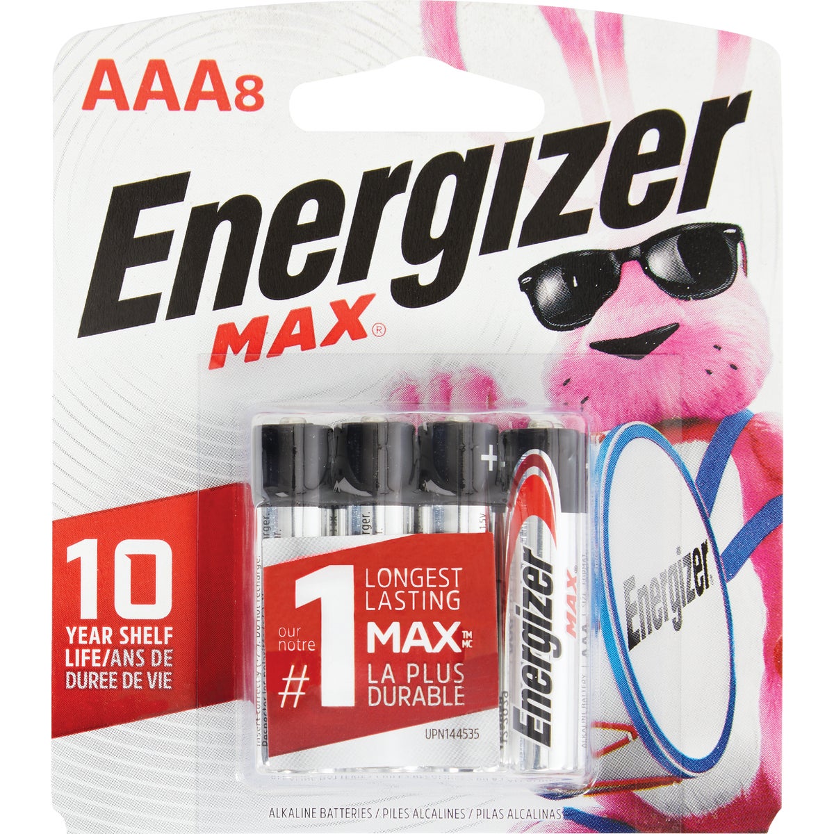 8PK AAA ALKALINE BATTERY - E92MP-8 by Energizer