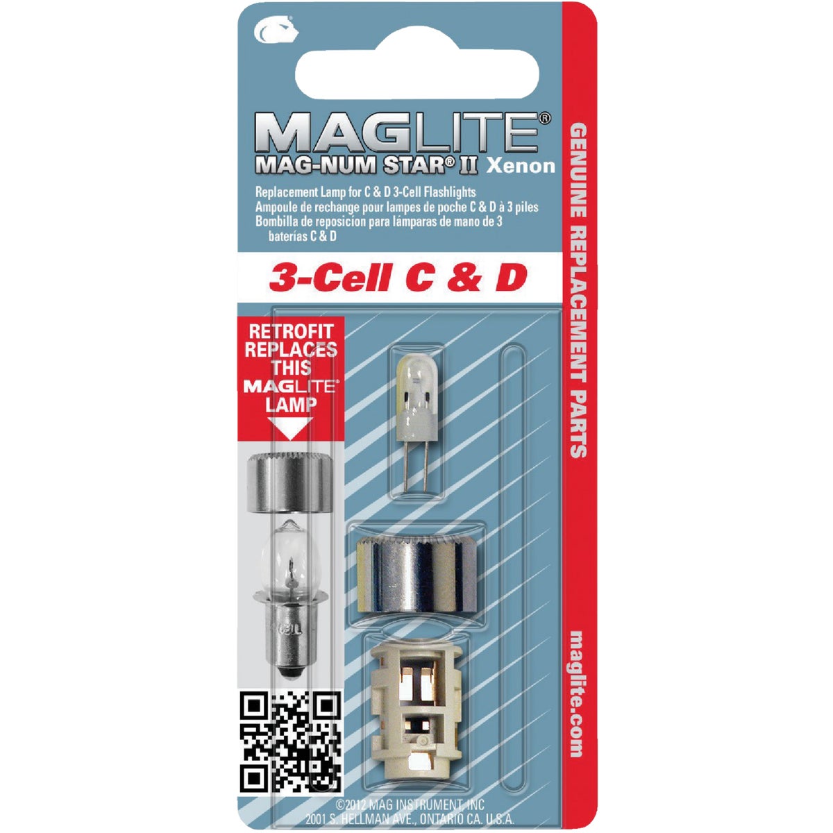 3CELL C/D XENON LAMP - LMXA301 by Mag Instrmnt