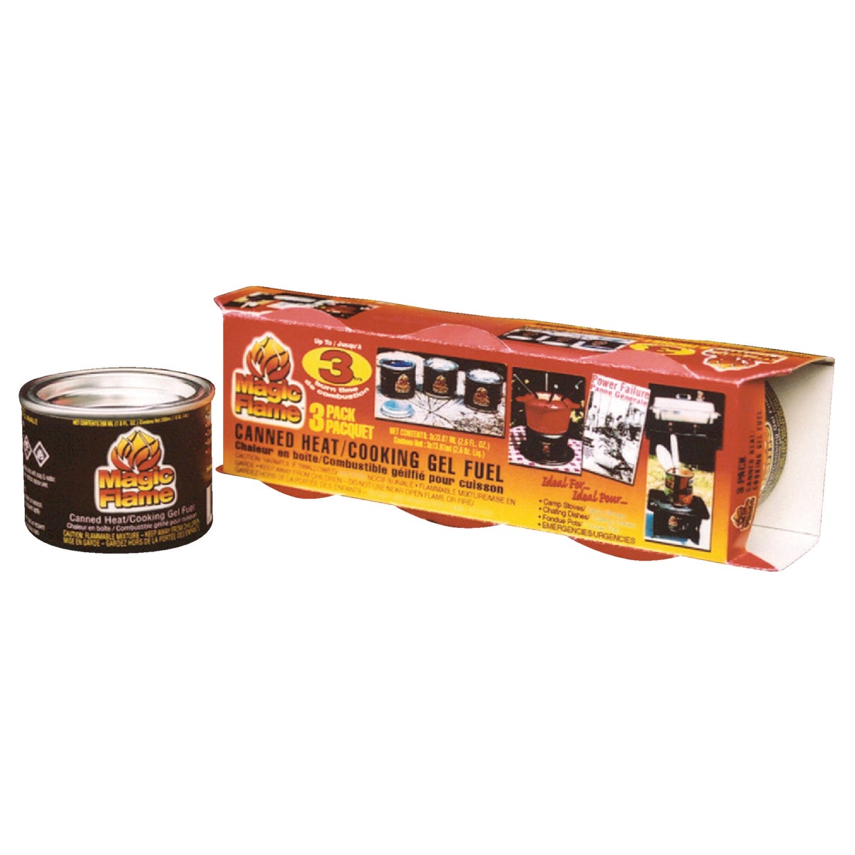 Scientific Utility Brands 3PK MAGIC FLAME FUEL MF003