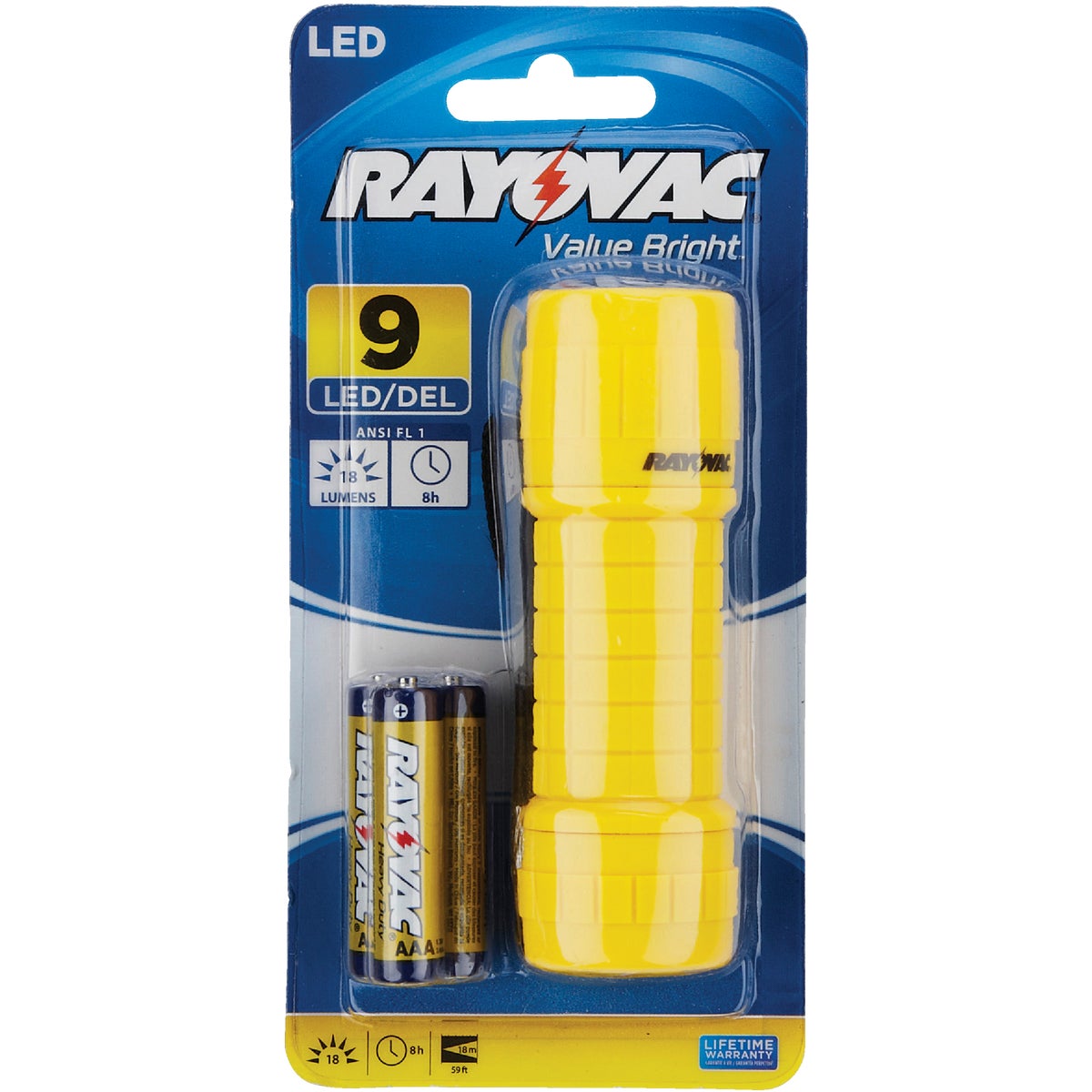 9 LED MINI FLASHLIGHT - BRS9LED-B by Ray O Vac