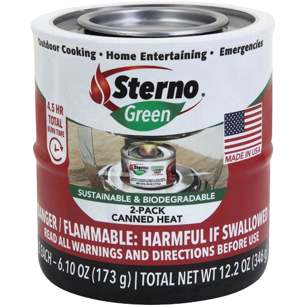 7OZ 2PK GEL FUEL STERNO - 40002 by Sterno Group Llc