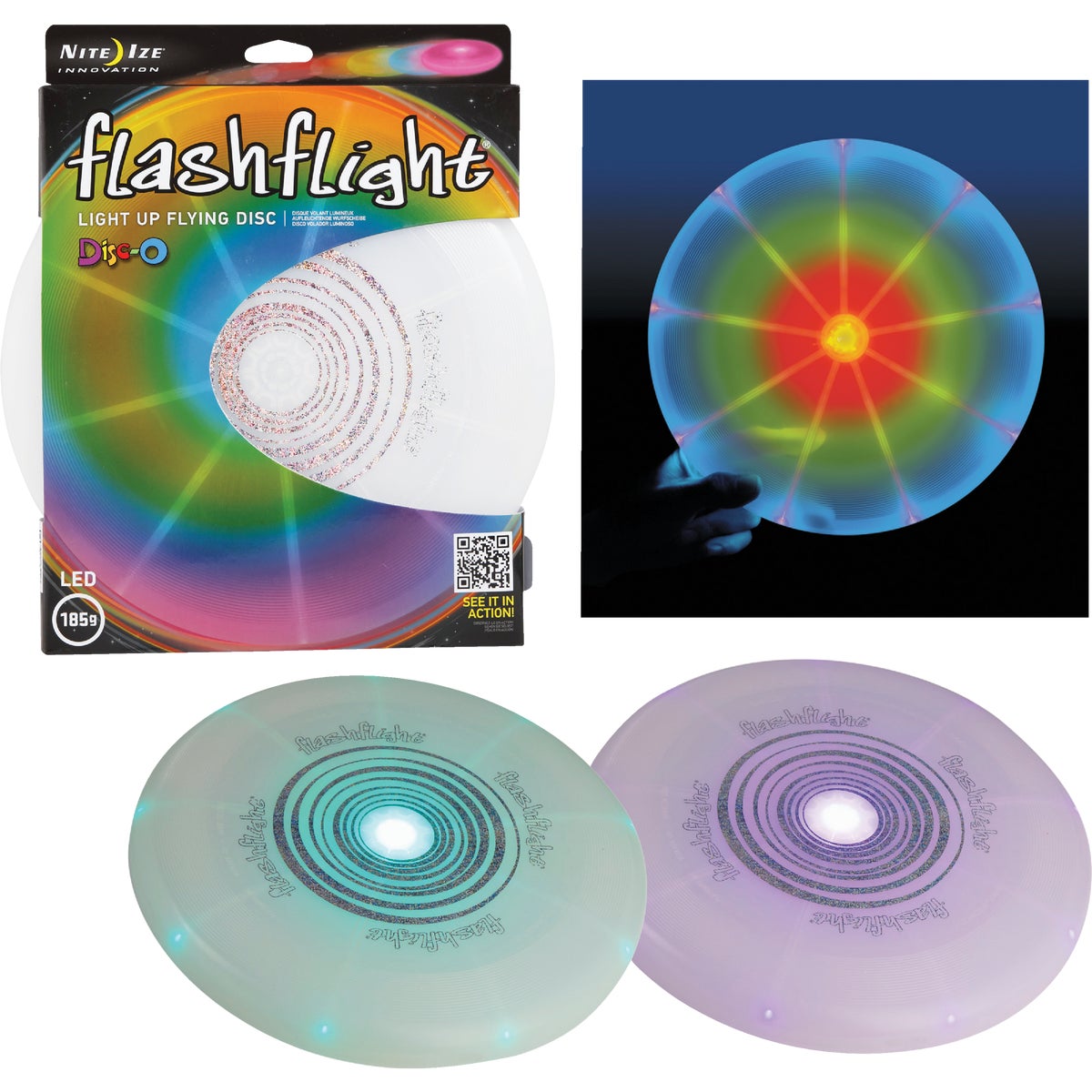 FLASHLIGHT FRISBEE - FFD0807 by Nite Ize   Rcp
