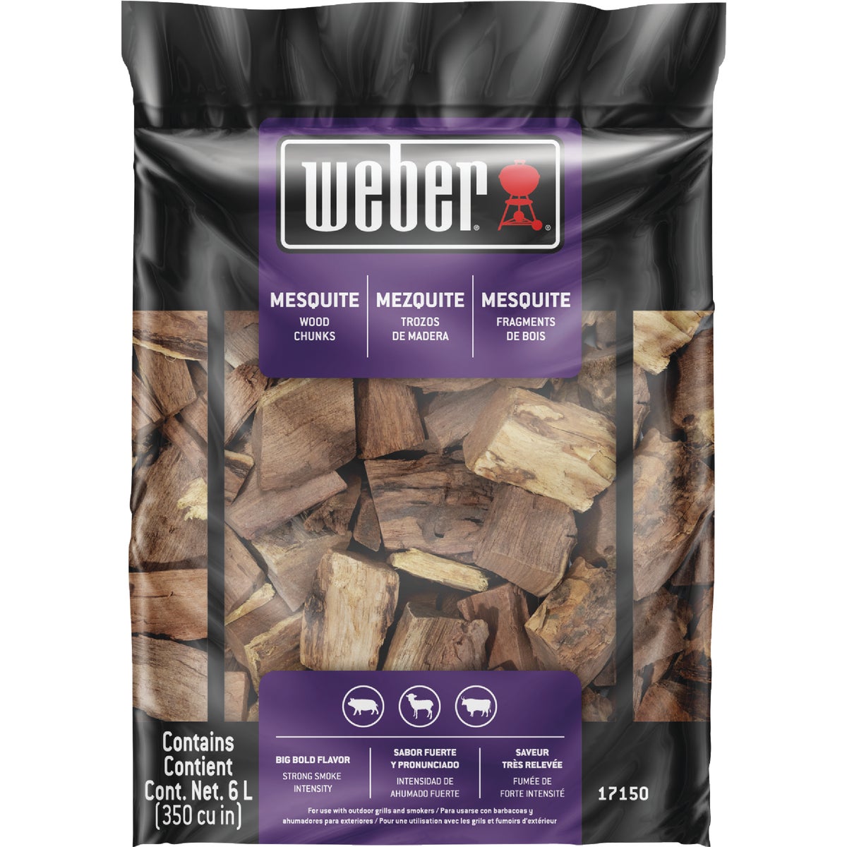 360CI MESQUITE CHUNKS - 17106 by Weber