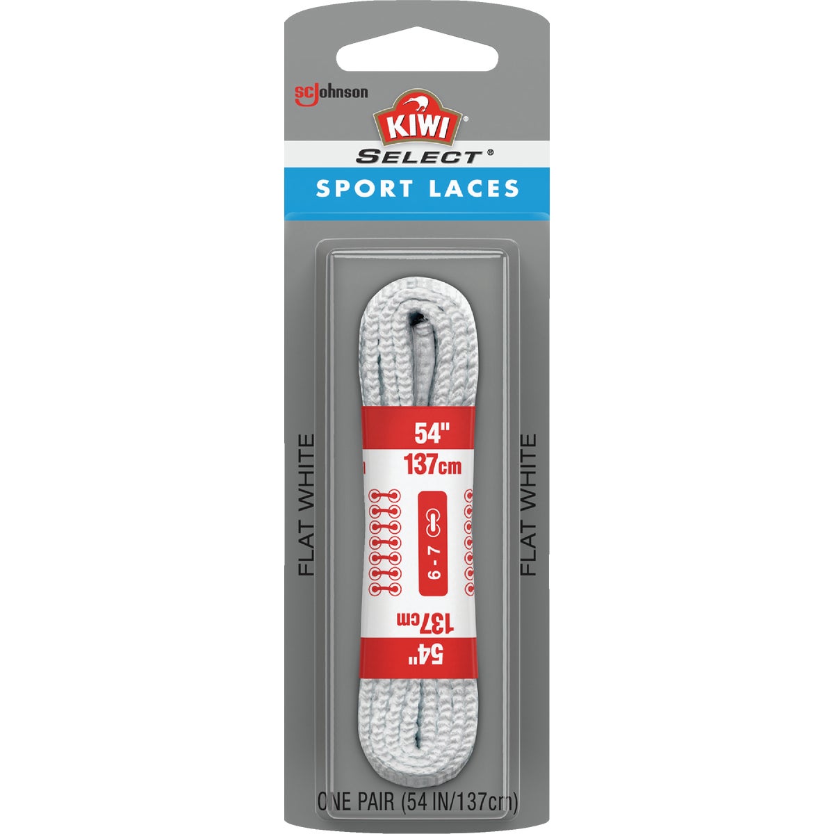 54" WHITE ATHLETIC LACES - 63393 by Sc Johnson