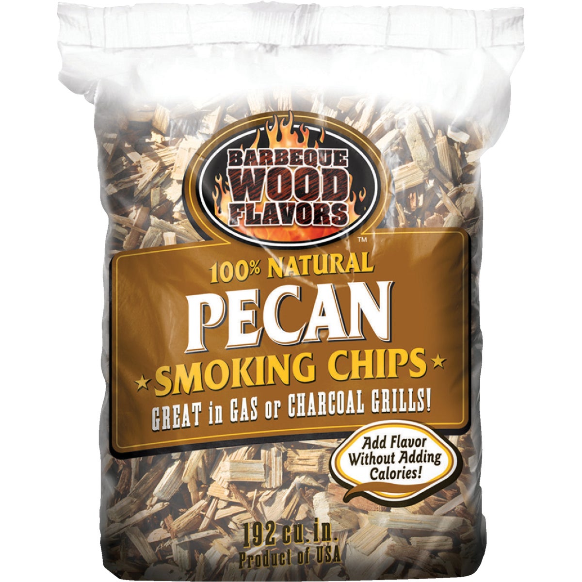 Barbeque Wood Flavors TEXAS SMOKE PECAN CHIPS 60008