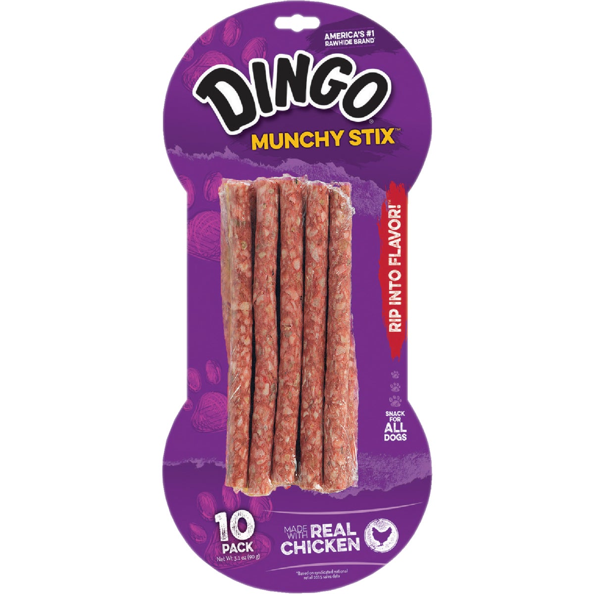 10PK DINGO MUNCHYSTIX - 22040 by United Pet Group