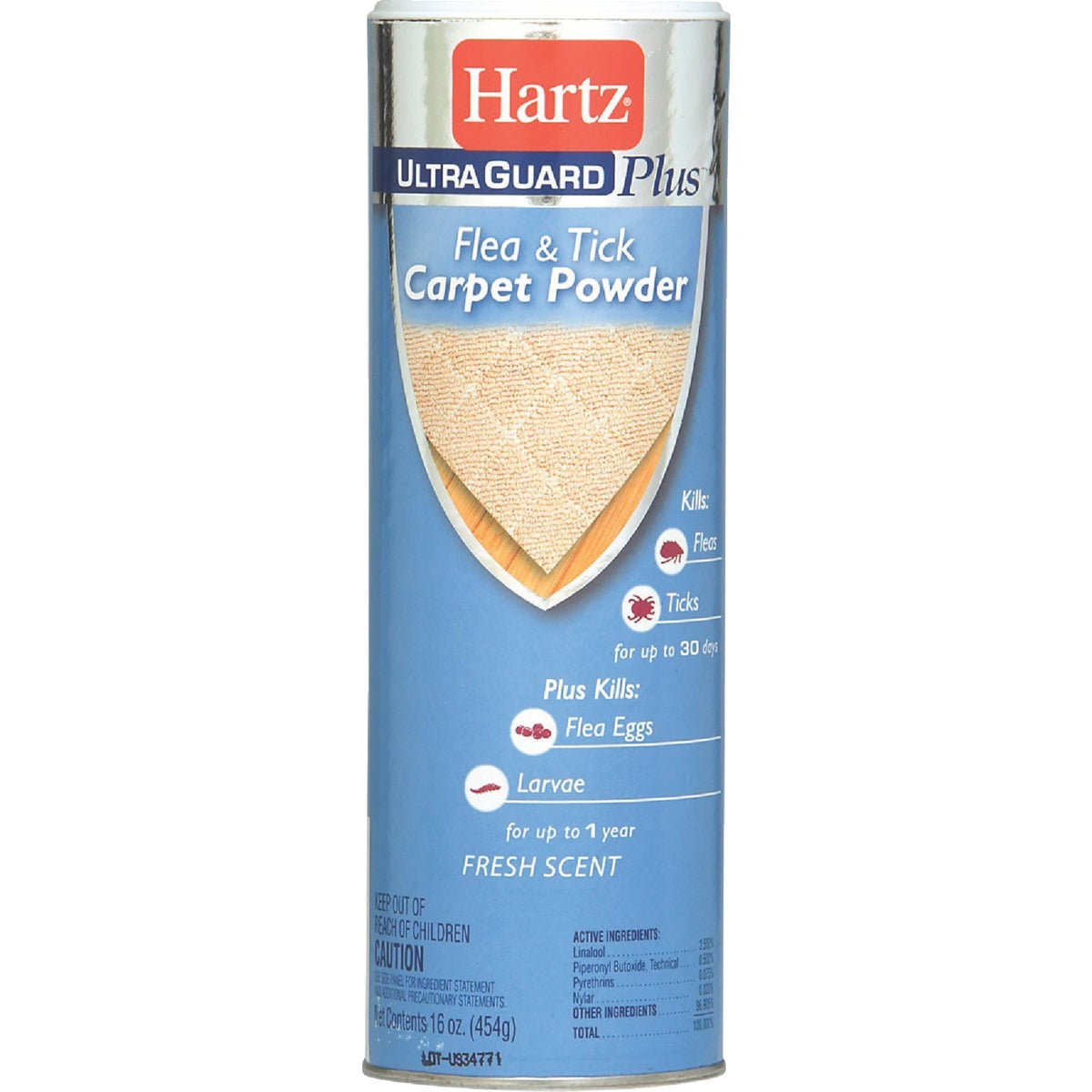 16OZ F&T CARPET POWDER - 02265 by Hartz Mountain Corp