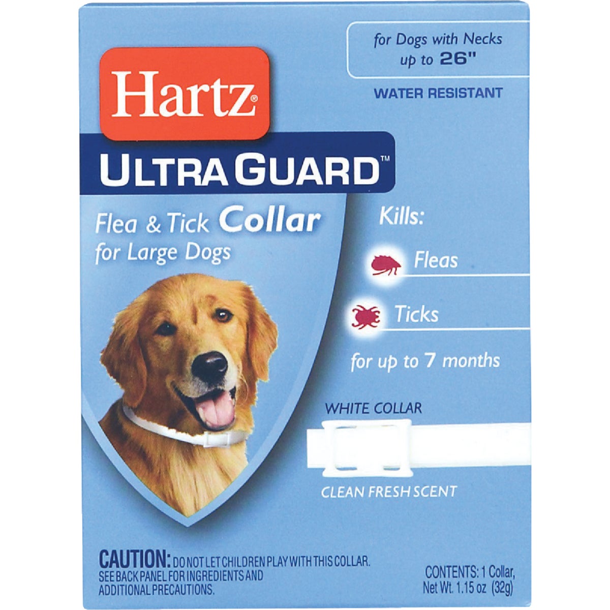 LG DOG F&T COLLAR - 81169 by Hartz Mountain Corp