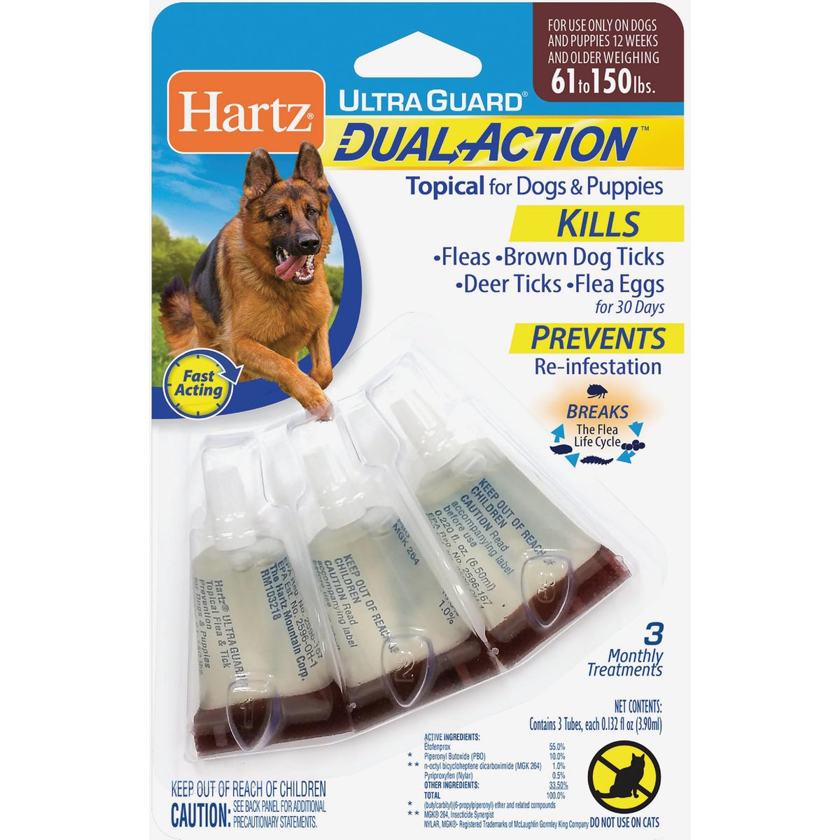 60LB HUG F&T DROPS - 10866 by Hartz Mountain Corp