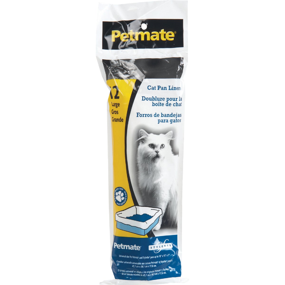 12CT LRG LITTR PAN LINER - 29003 by Petmate Doskocil