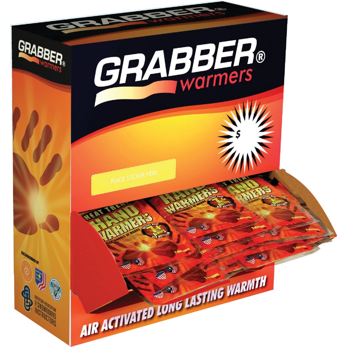 120 PAIR HAND WARMERS - HWES120 by Grabber Performance