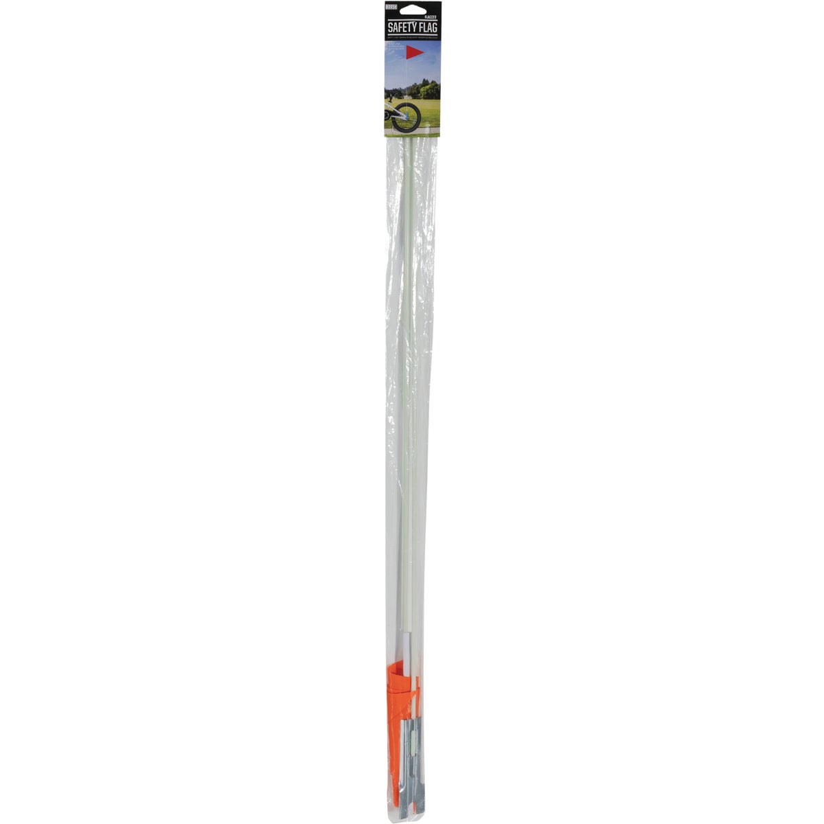 6' ORANGE SAFETY FLAG - 7016041 by Bell Sports