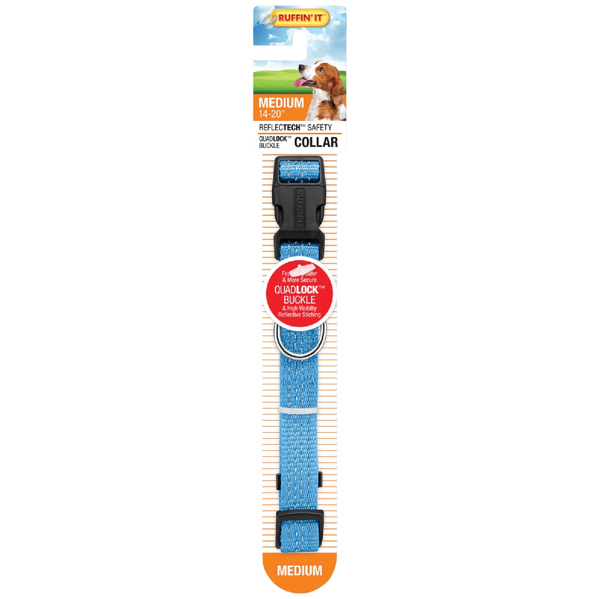 MED HI-VIS DOG COLLAR - 80016 by Westminster Pet
