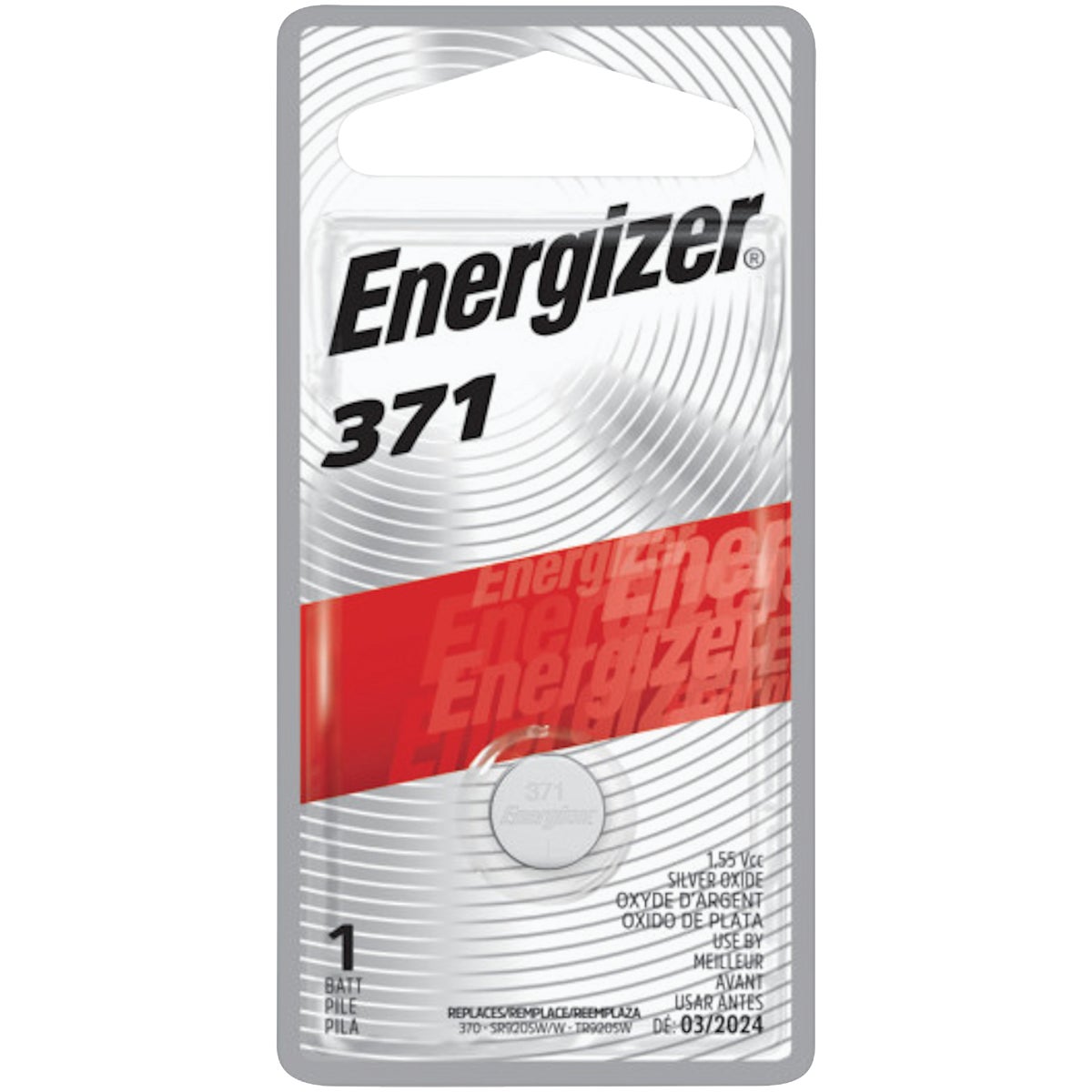 1.5V WATCH BATTERY - 371BPZ by Energizer