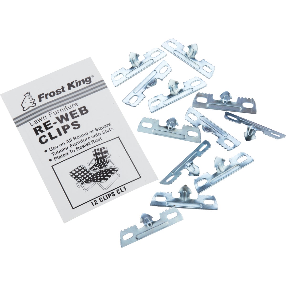 12PK REWEBBING CLIPS - CL1 by Thermwell Prods Co