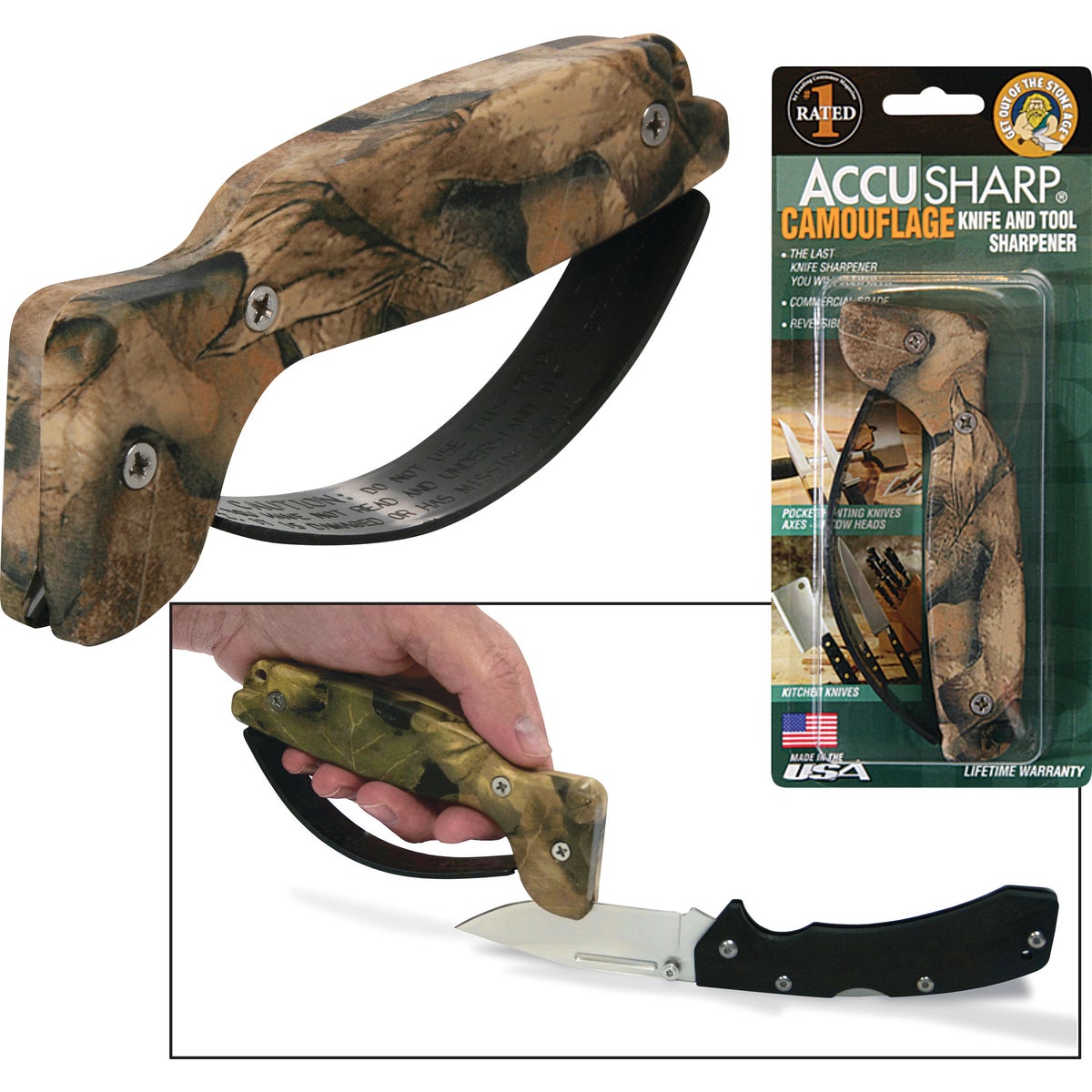 ACCUSHARP CAMO SHARPENER - 005C by Fortune Products Inc