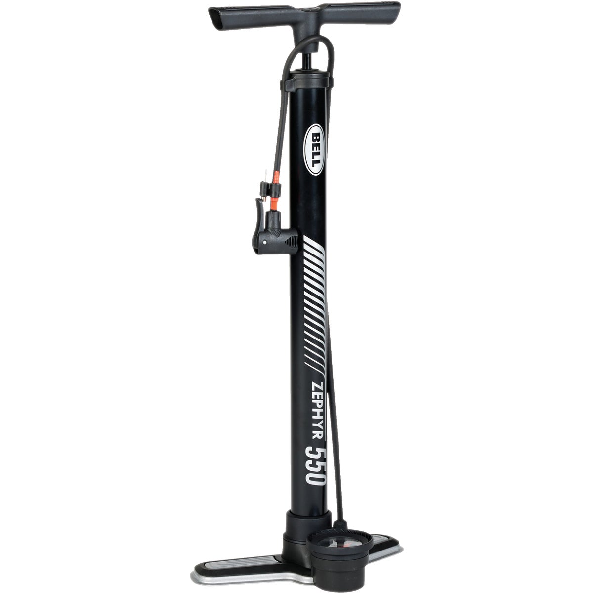 FLOOR PUMP W/PRES GAUGE - 1008817 by Bell Sports
