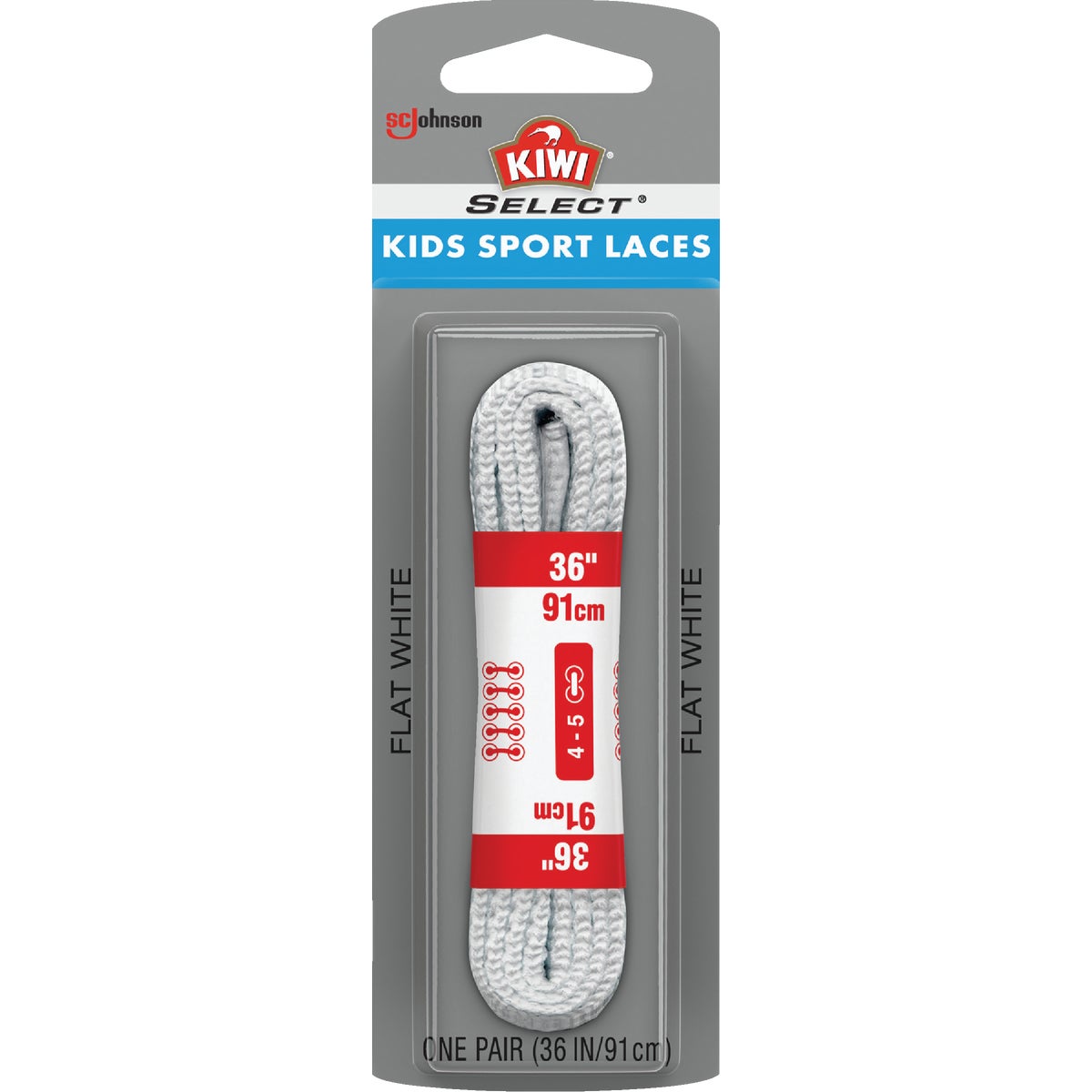 36" WHITE ATHLETIC LACES - 66636 by Sc Johnson