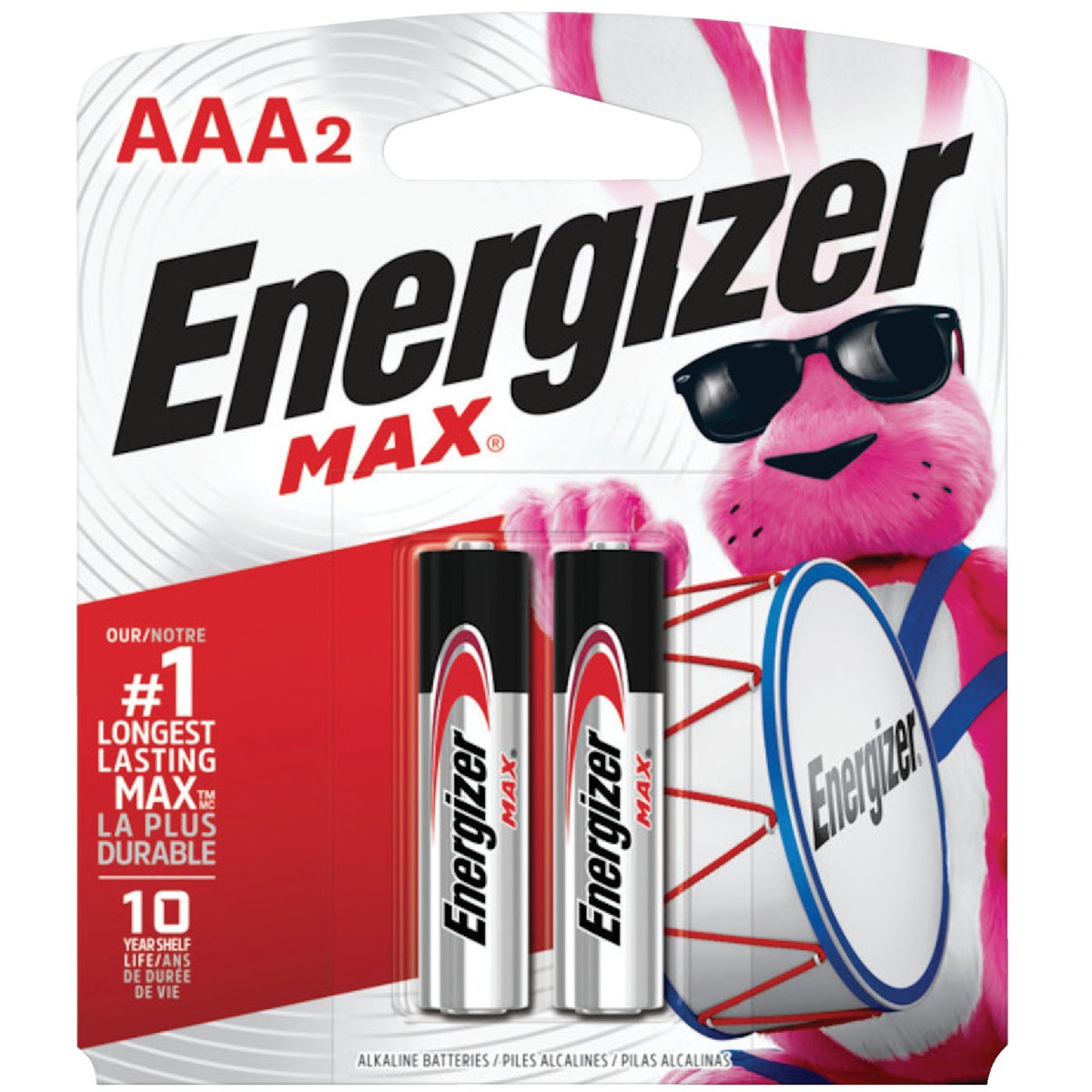 2CD AAA ALKALINE BATTERY - E92BP-2 by Energizer