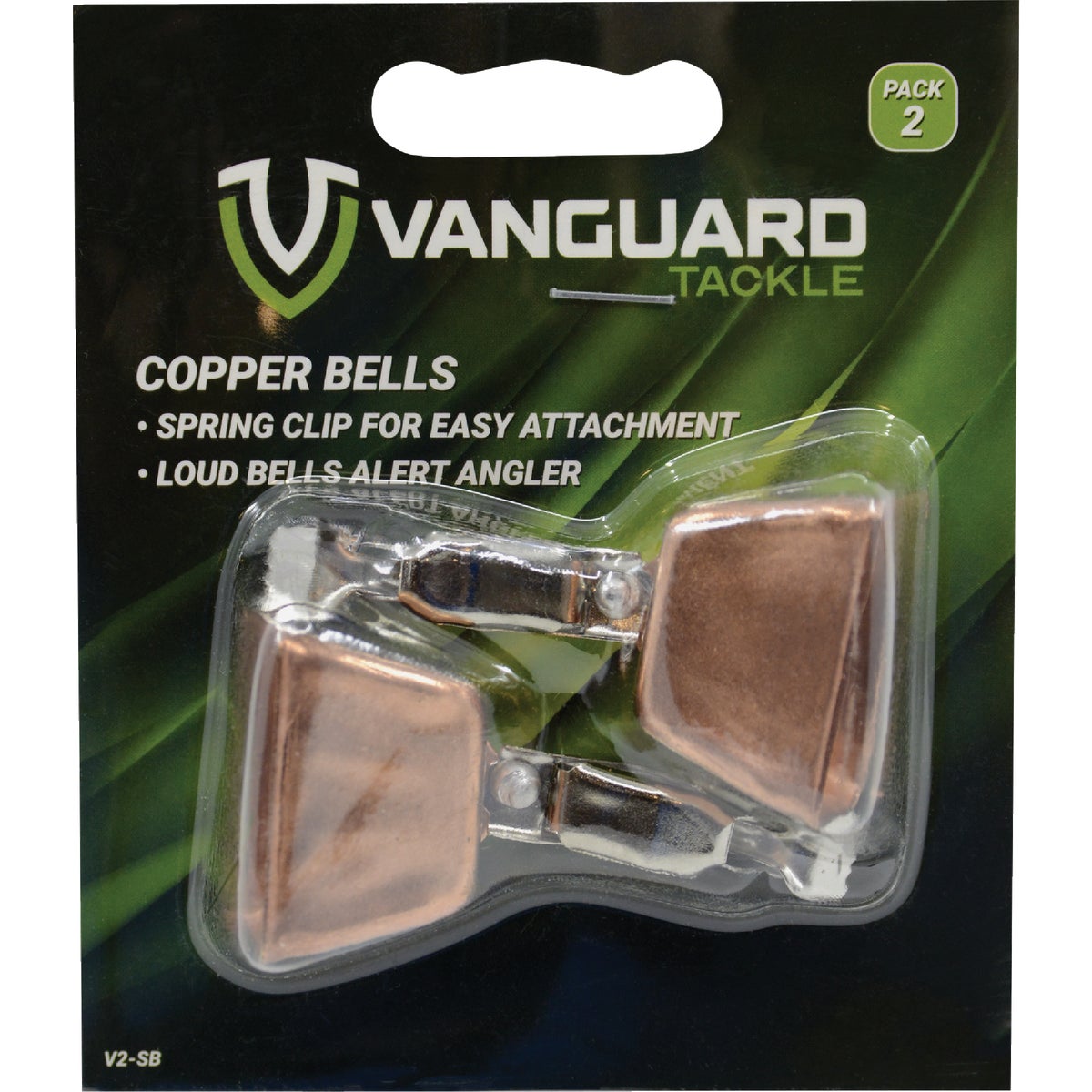 2PK SQUARE COPPER BELLS - 2-SB by South Bend Sptg Good
