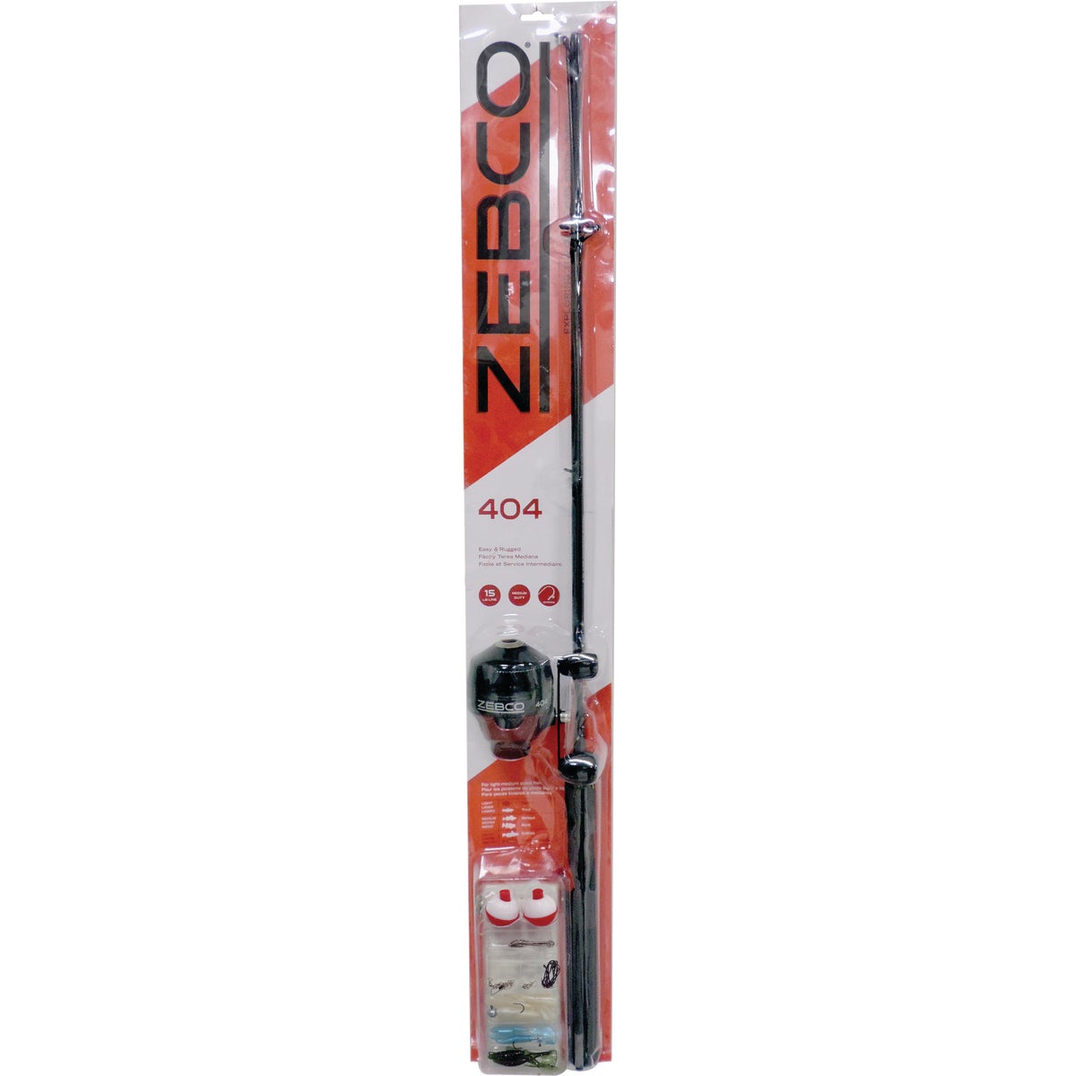 404 SPINCAST ROD & REEL - 1545KR by Zebco