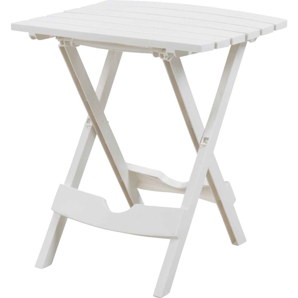 WHITE QUIK FOLD TABLE - 8500-48-3731 by Adams Mfg Patio Furn