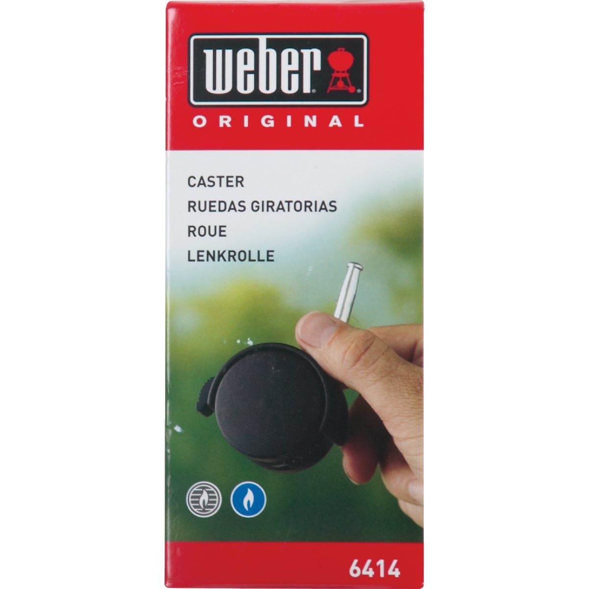 CASTER & INSERT - 6414 by Weber