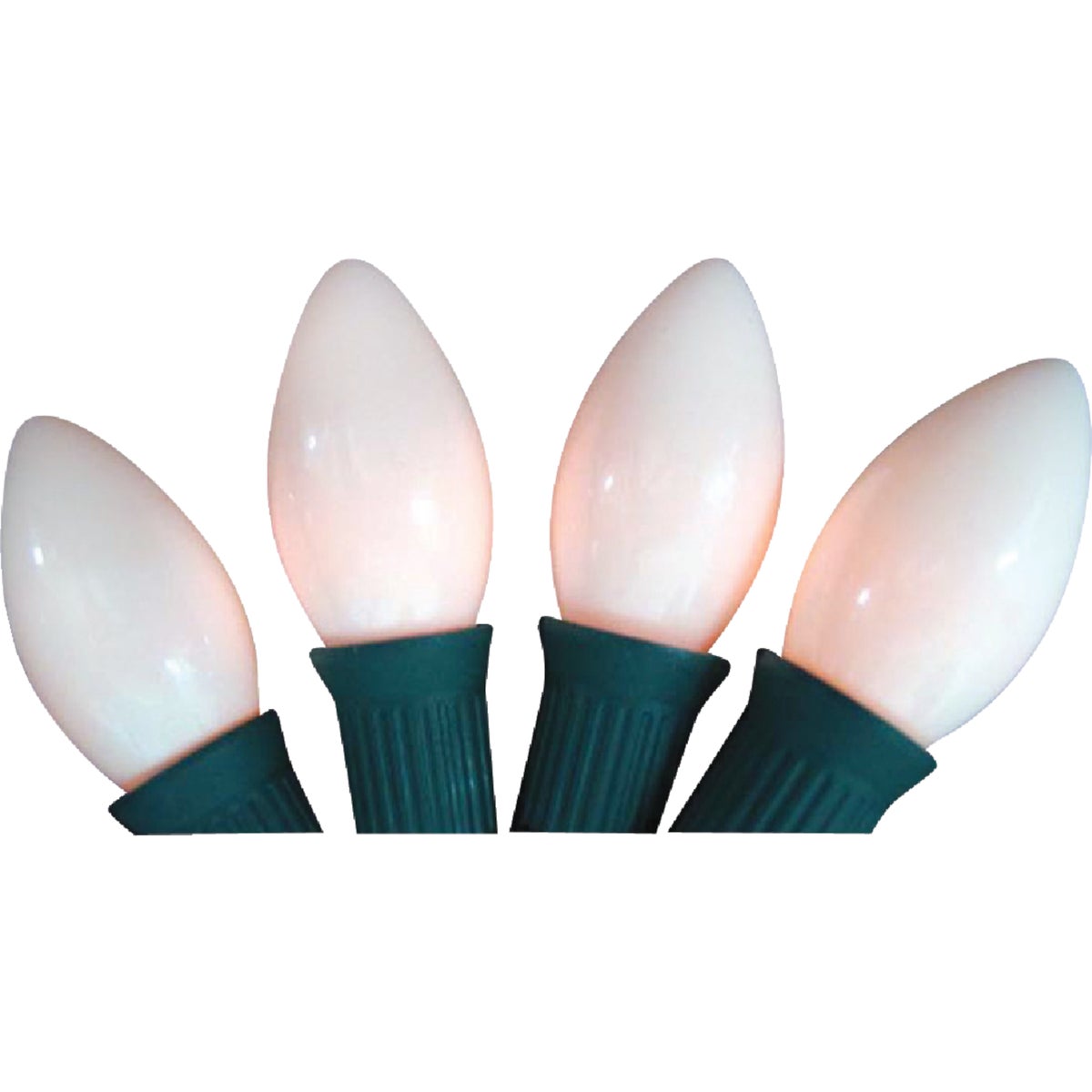 4PK C9 WHITE CERAM BULB - 1434-08 by J Hofert    P