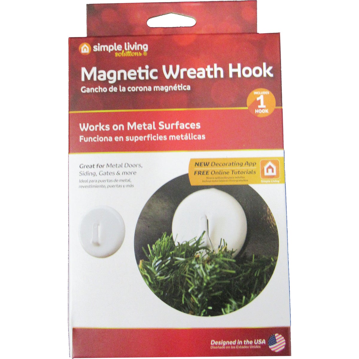 WHITE MAGNETIC HANGER - 21444 by Dyno Seasonal Sol