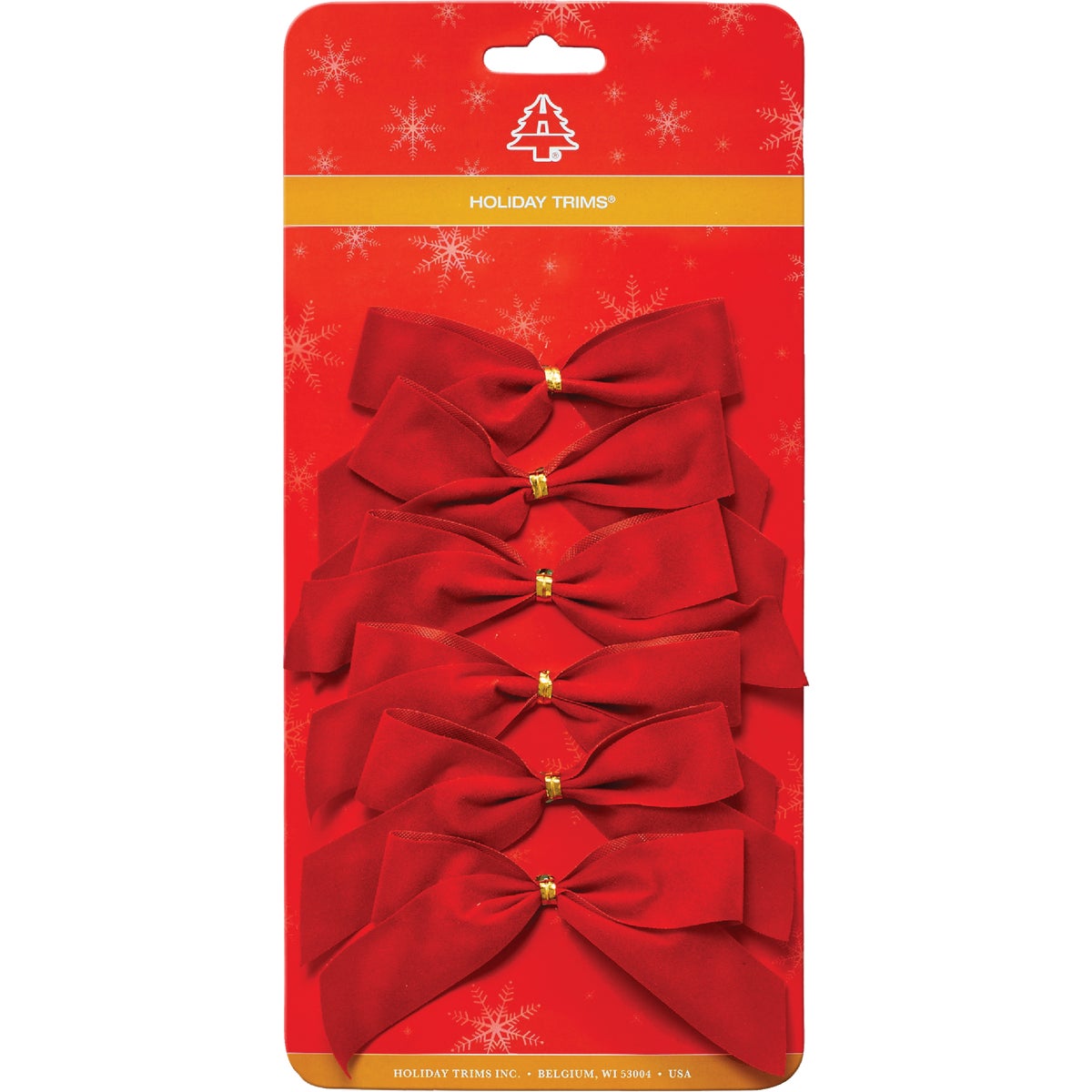 6PK 4.5" 2-LOOP BOW - VE016RD by Dyno Seasonal  Tx