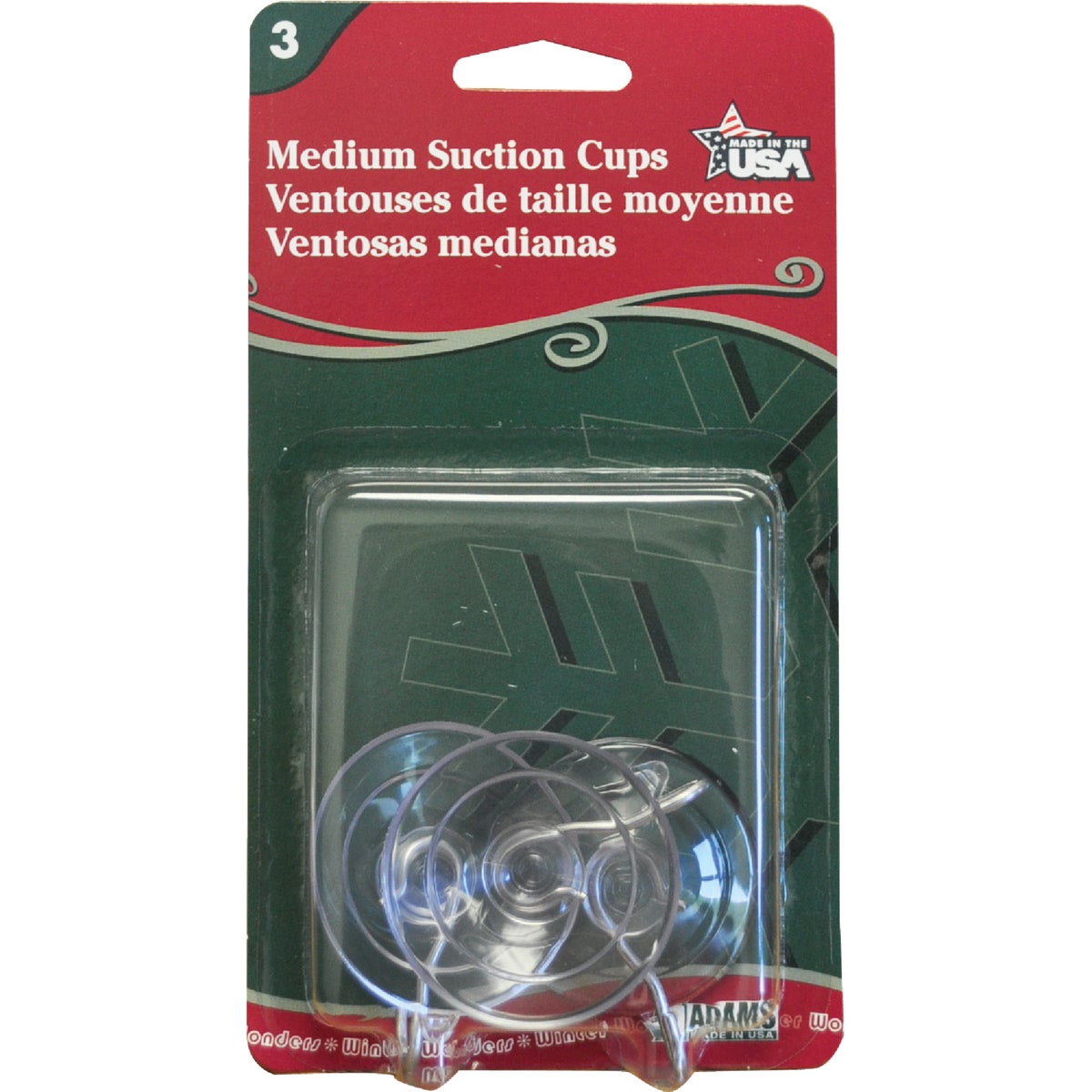 1.75" MED SUCTION CUP - 6500-74-1043 by Adams Mfg/christmas