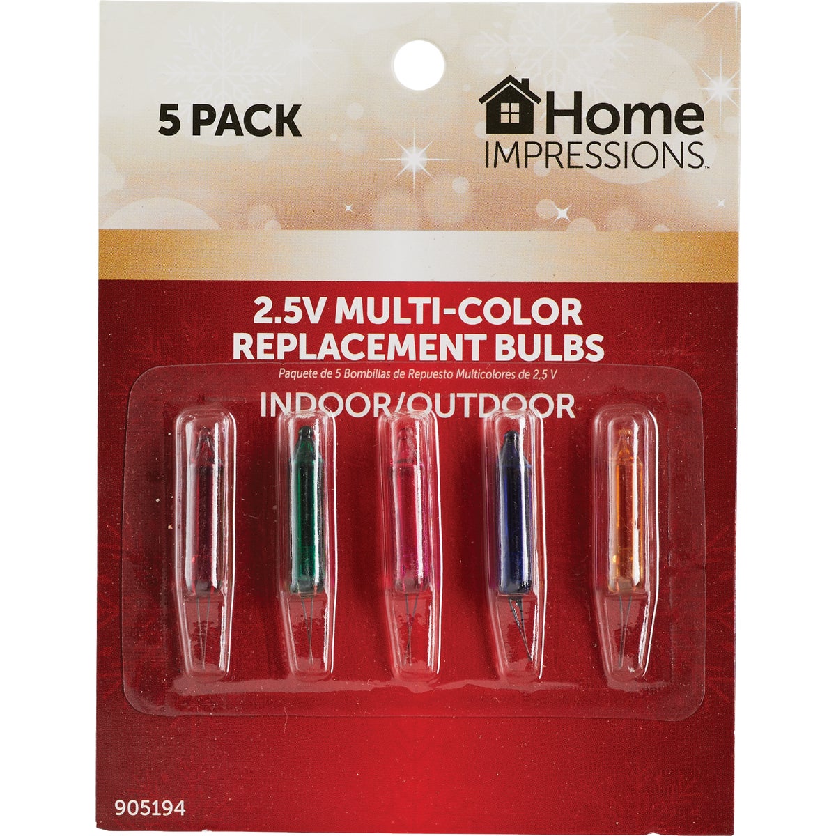 5PK 2.5V MULTI BULB - 3180 by J Hofert-y