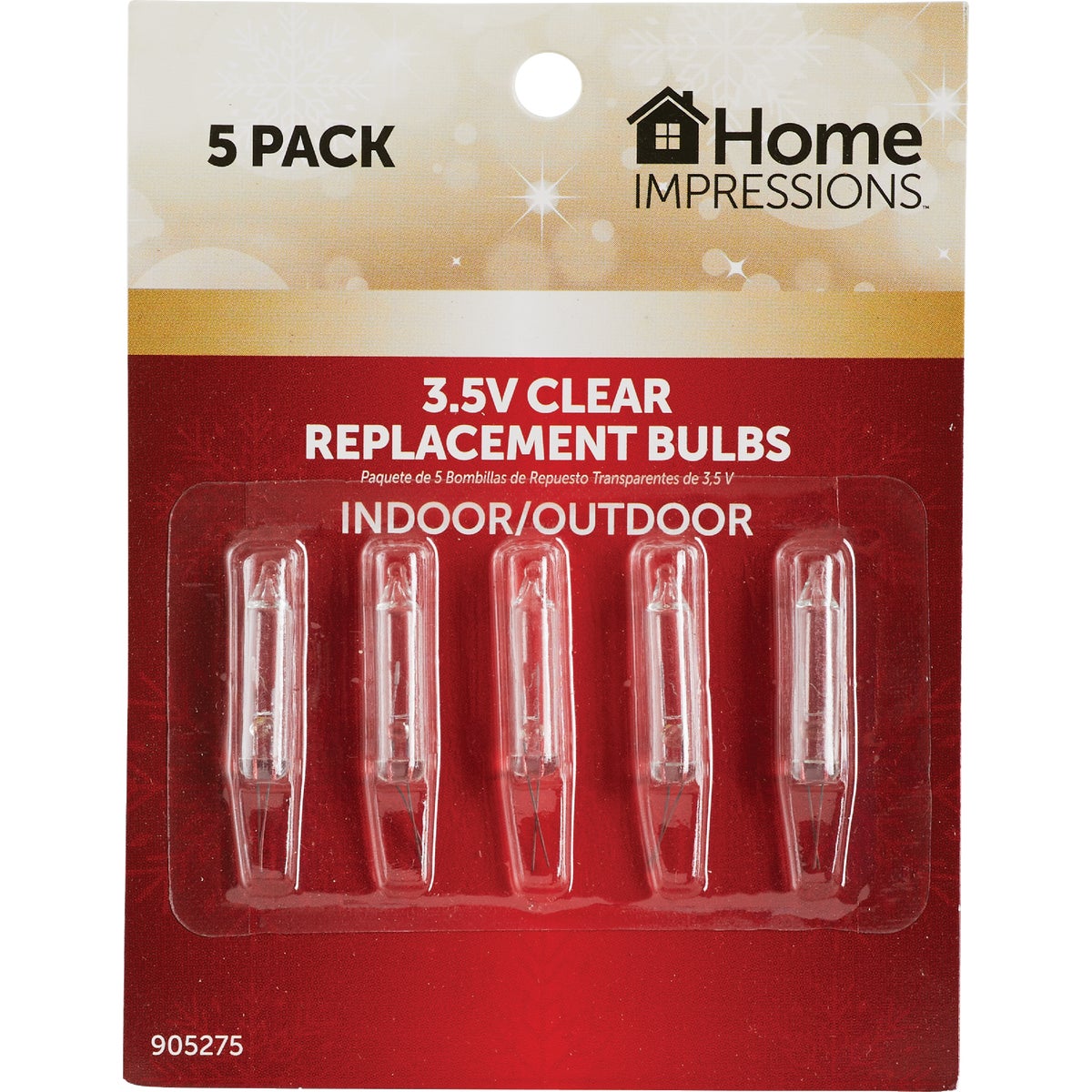 5PK 3.5V CLEAR BULB - 3181-02 by J Hofert-y