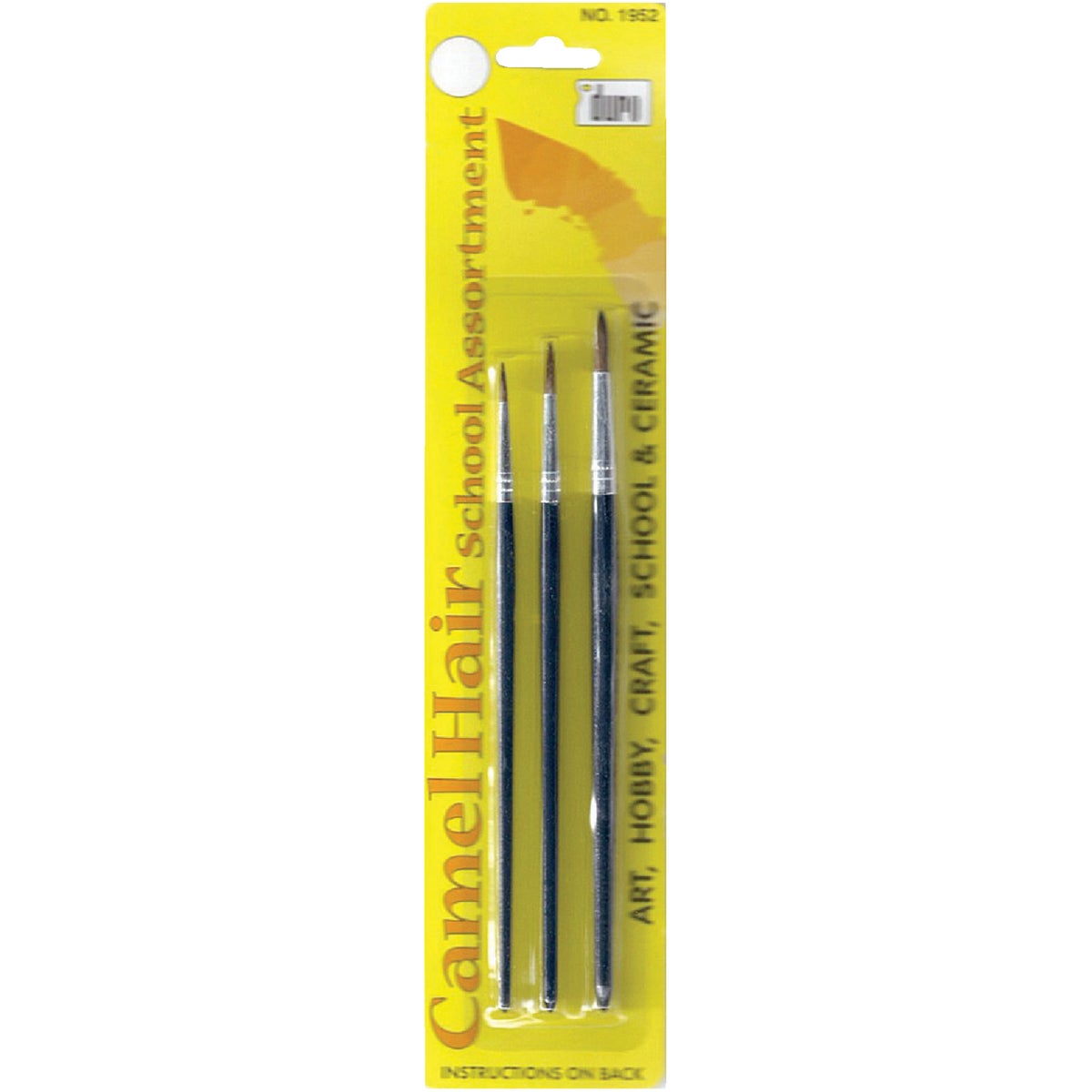 Duro Art 3PC CAMEL HAIR BRUSH 1952