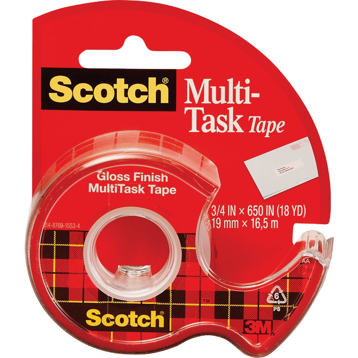3M 3/4X650 CRSTAL CLR TAPE 25