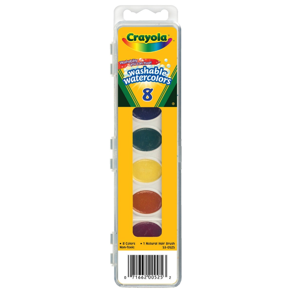 8CT WATERCOLORS - 53-0525 by Crayola L L C