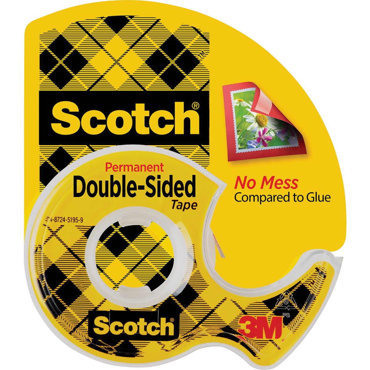 .472" DOUBLE STICK TAPE - 136 by 3m Co