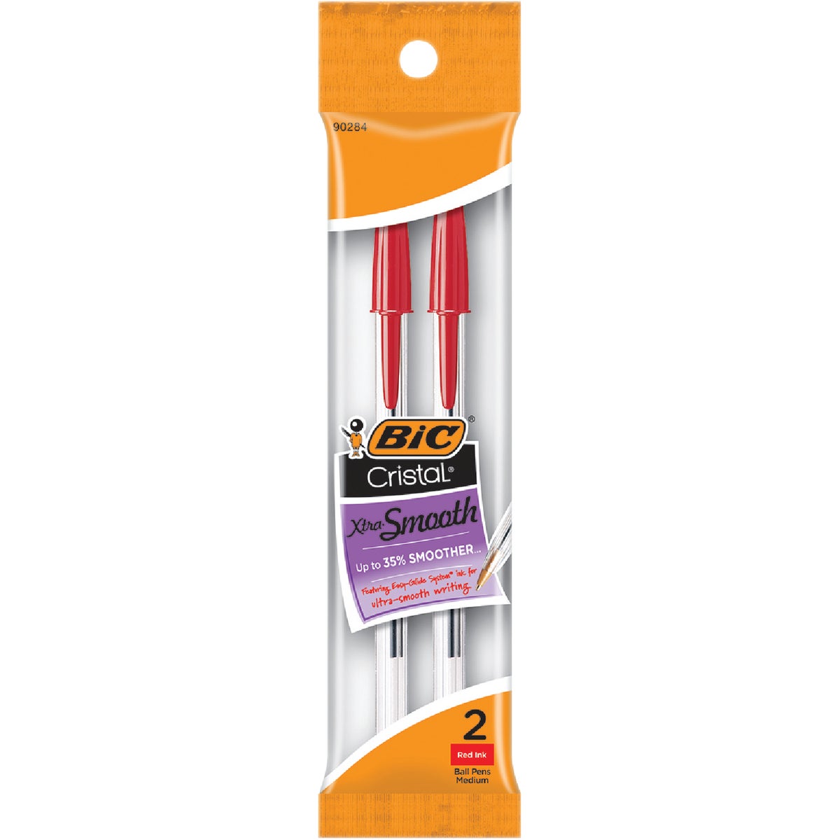 2PK RED CRISTAL PEN - MSP21RED by Bic Corporation