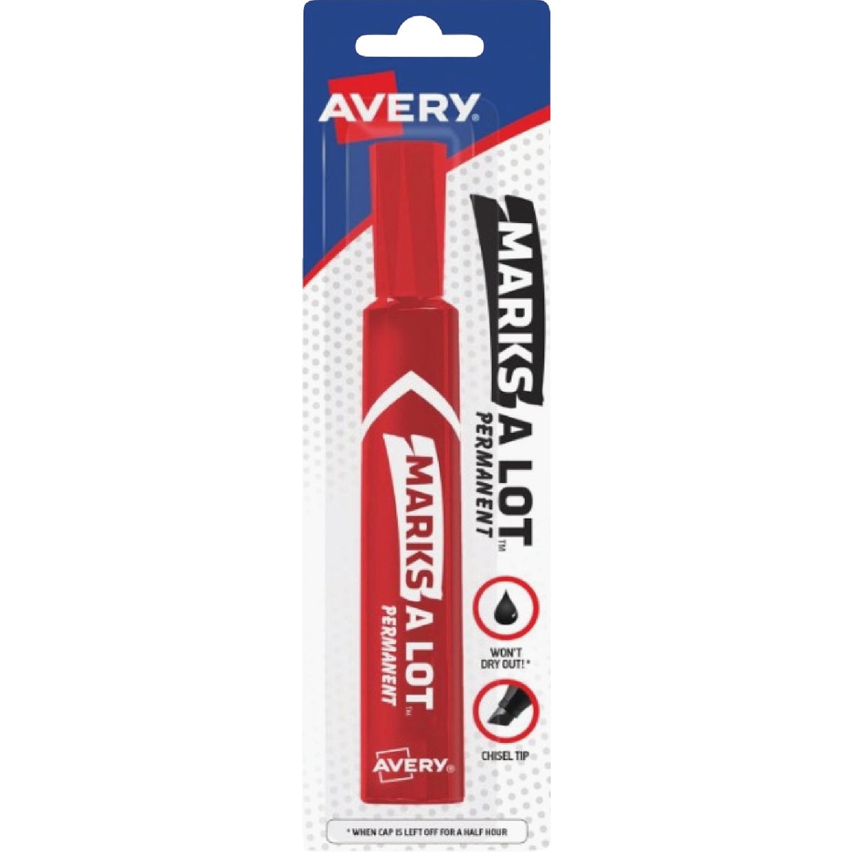 RED CHISEL MARKS-A-LOT - 17887 by Avery Dennison