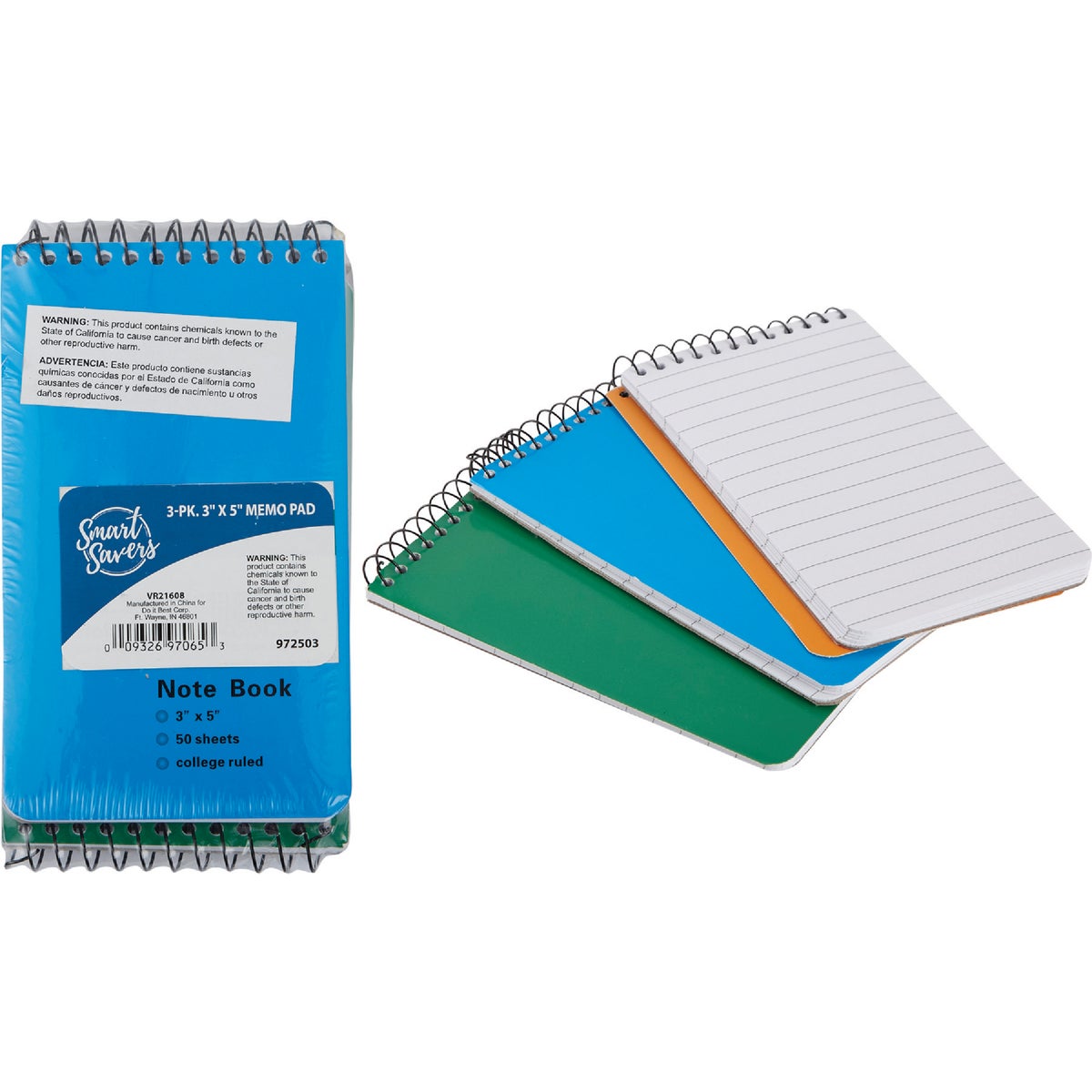 3PK 3X5 MEMO PAD - 10159 by Do it Best